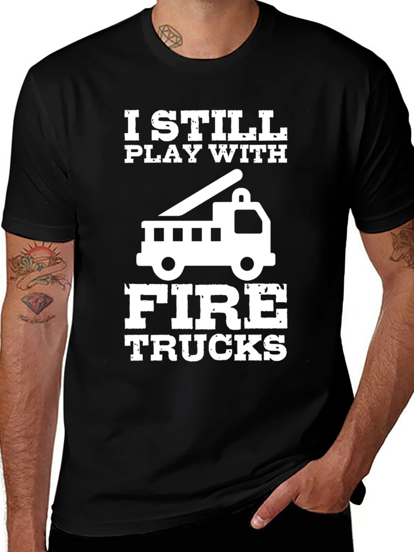 Variant 12 of Fire Truck T-Shirt