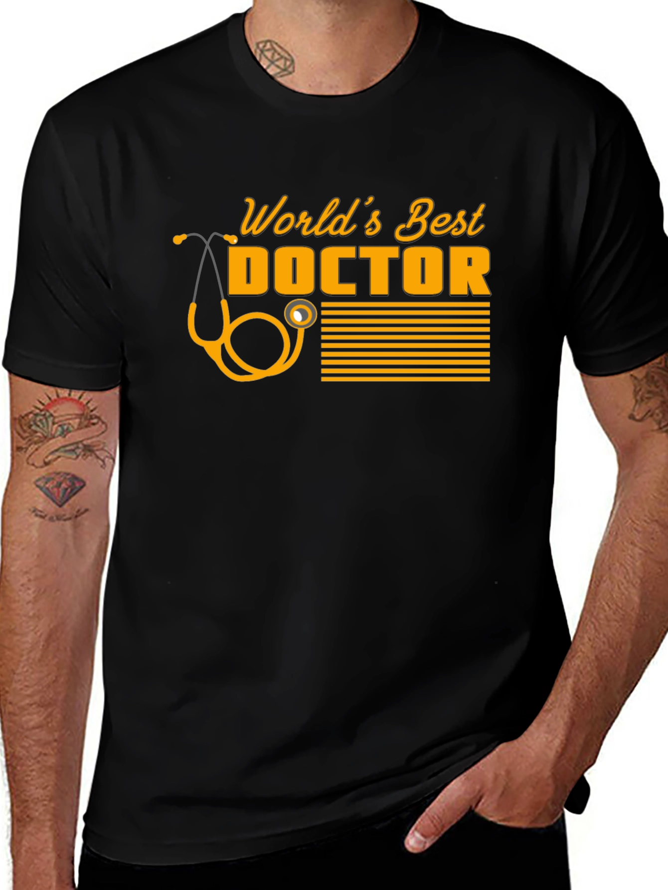 Variant 29 of World's Best Doctor Graphic T-Shirt