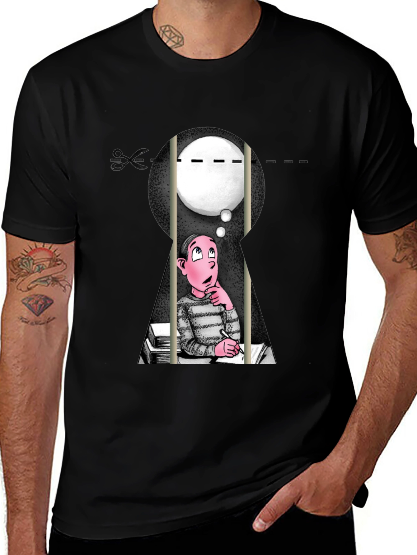 Variant 13 of Escape Artist Graphic Tee - Quirky Design, Soft Cotton