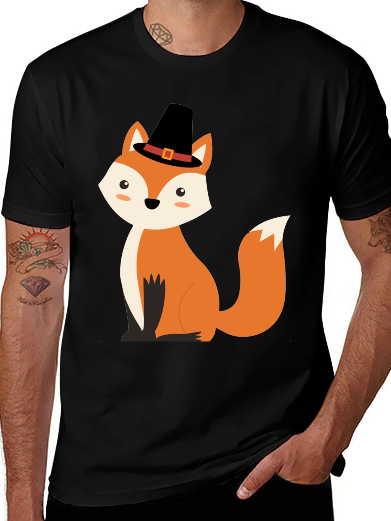 Variant 16 of Pilgrim Fox Graphic Tee