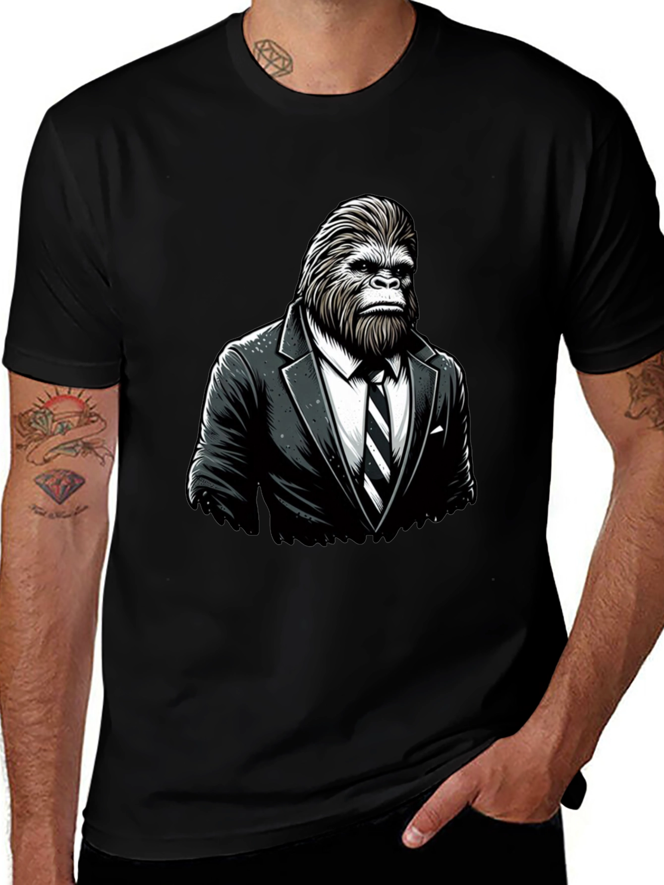 Variant 15 of Bigfoot Business Casual T-Shirt