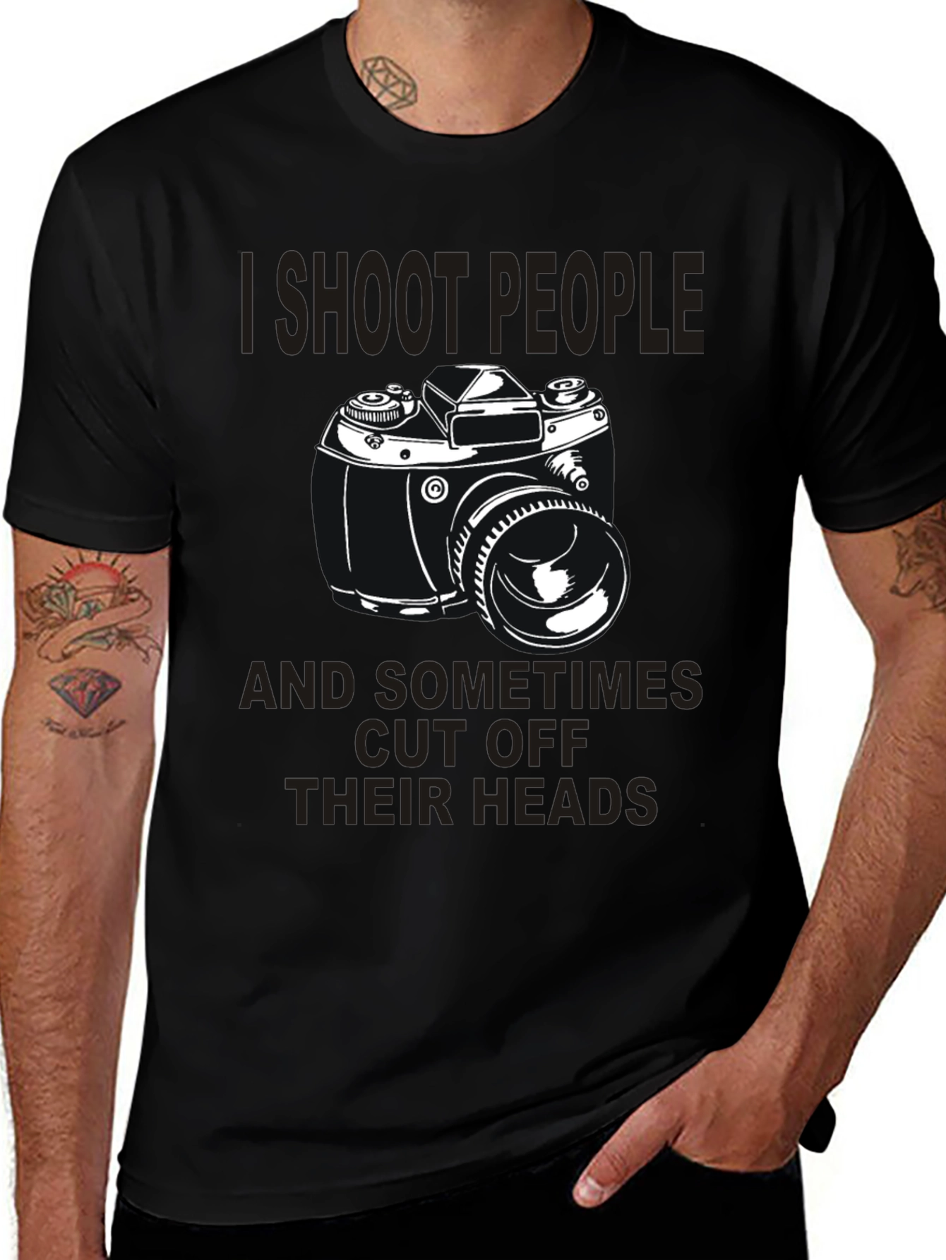 I Shoot People Funny Camera T-Shirt