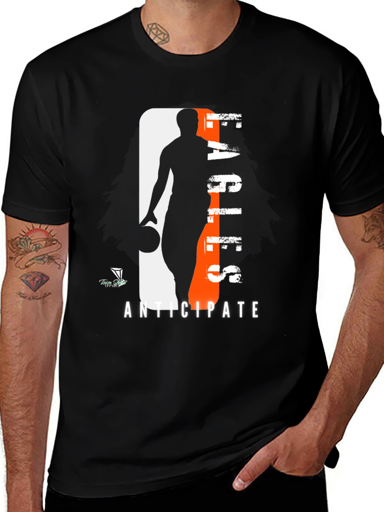 Variant 14 of Eagles Basketball Graphic Tee - Anticipate Style