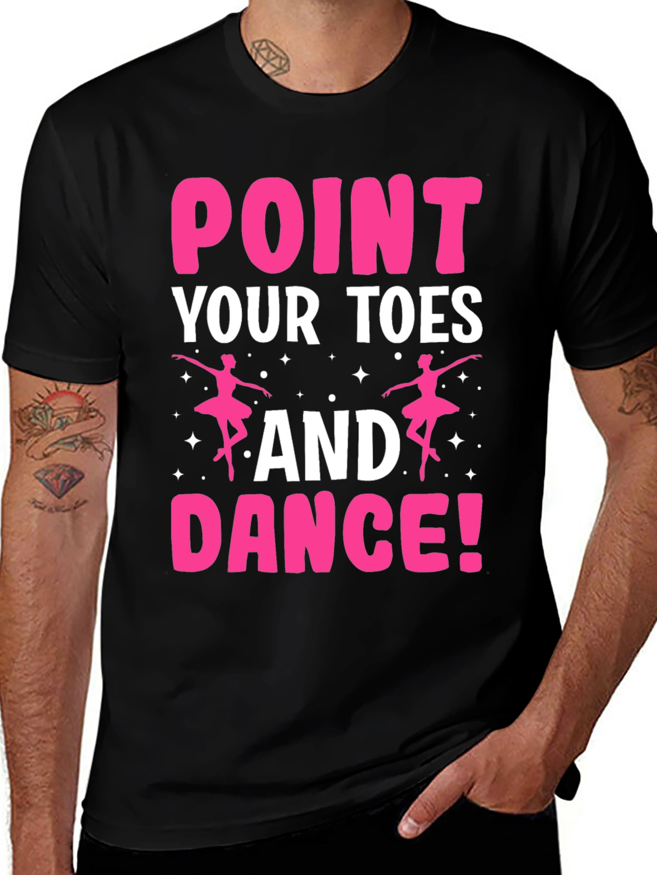 Variant 25 of Point Your Toes & Dance T-Shirt