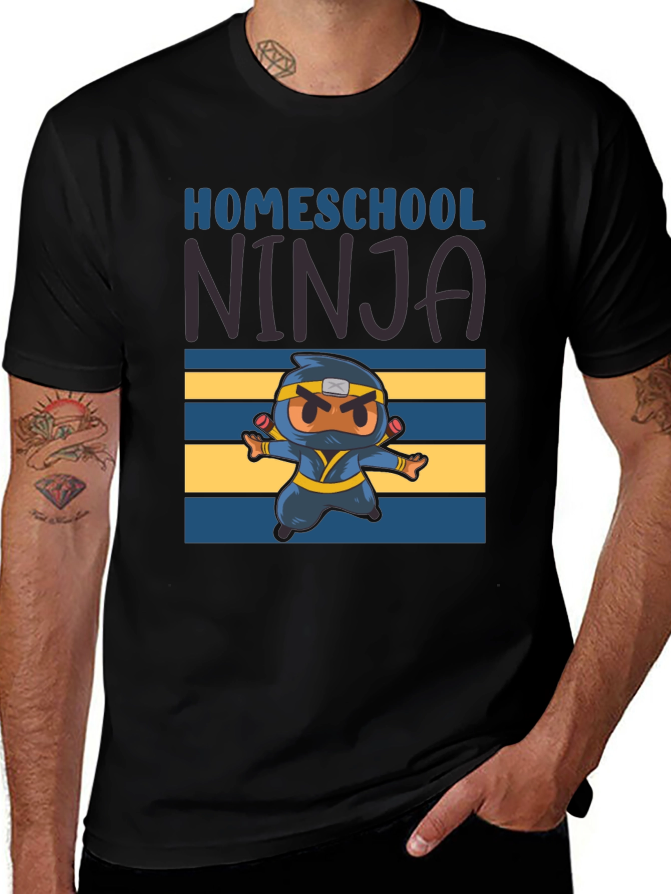 Homeschool Ninja Graphic Tee - Soft Cotton Blend