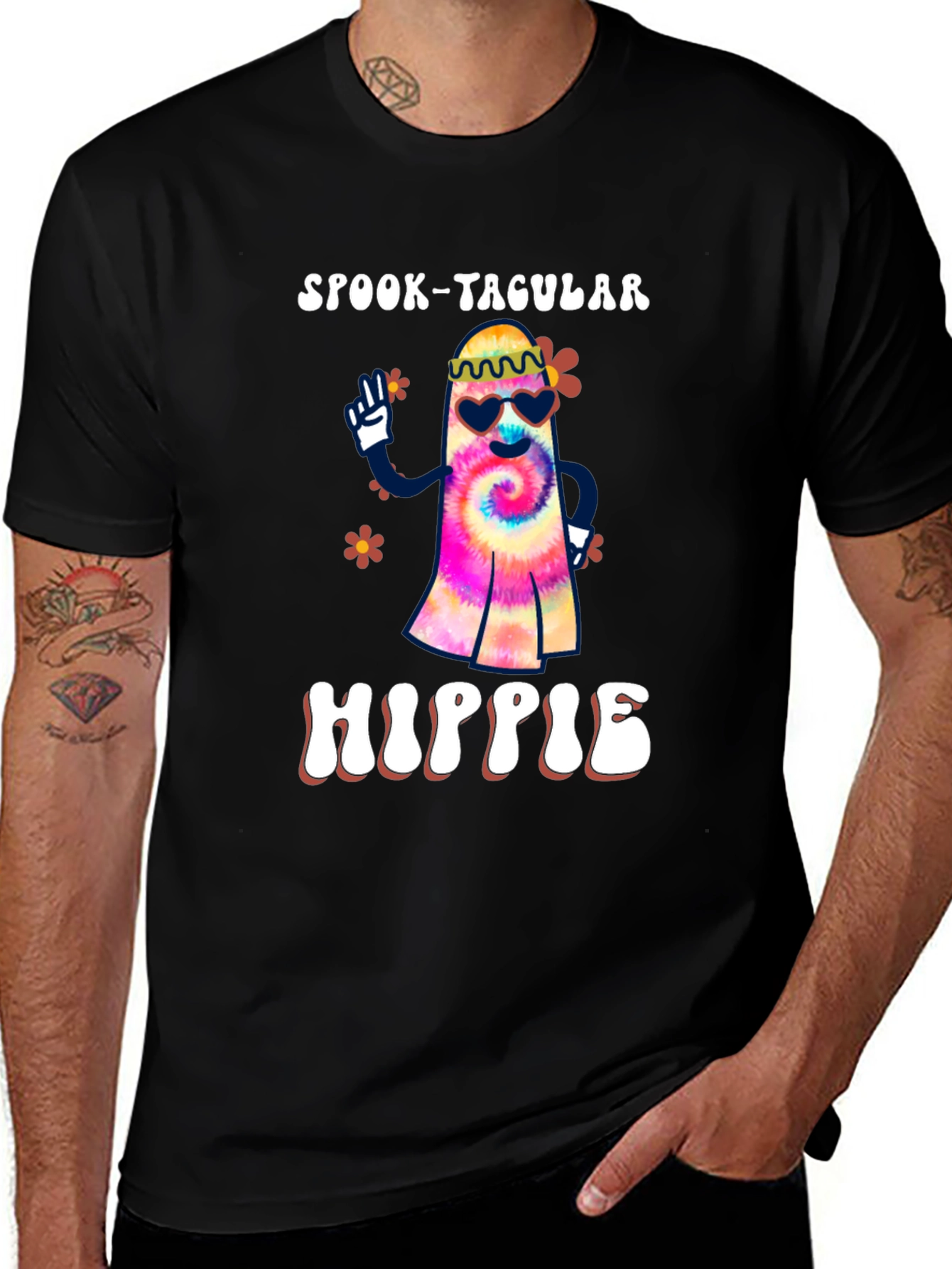 Variant 25 of Spook-tacular Hippie T-Shirt