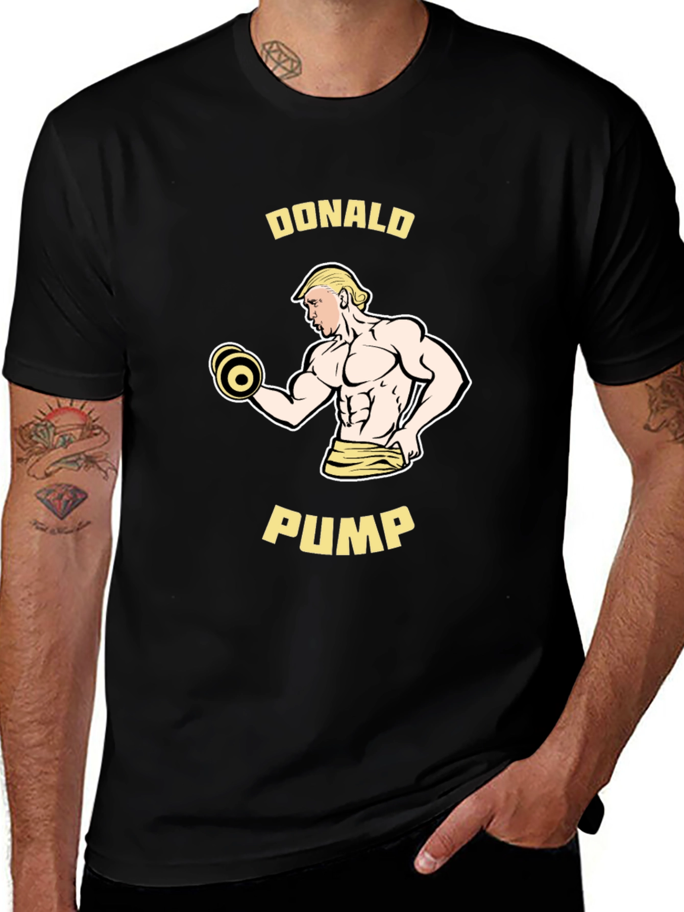 Variant 24 of Donald Pump T-Shirt: Gym Humor Tee
