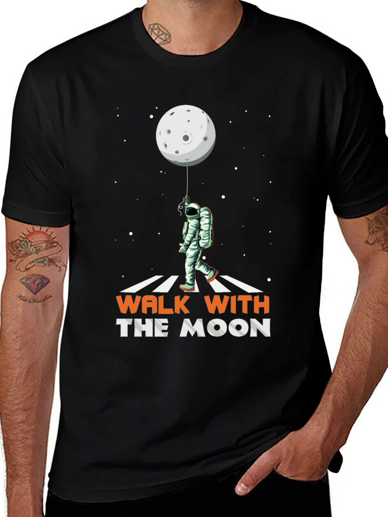 Variant 7 of Walk With The Moon Graphic T-Shirt