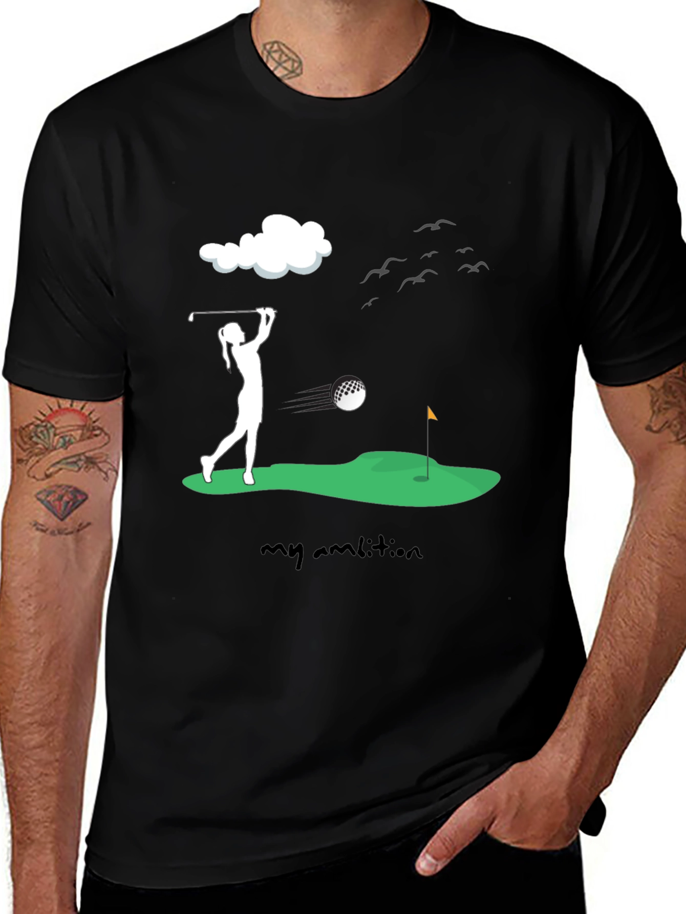 Variant 27 of Golf Ambition Tee - Men's Graphic T-Shirt