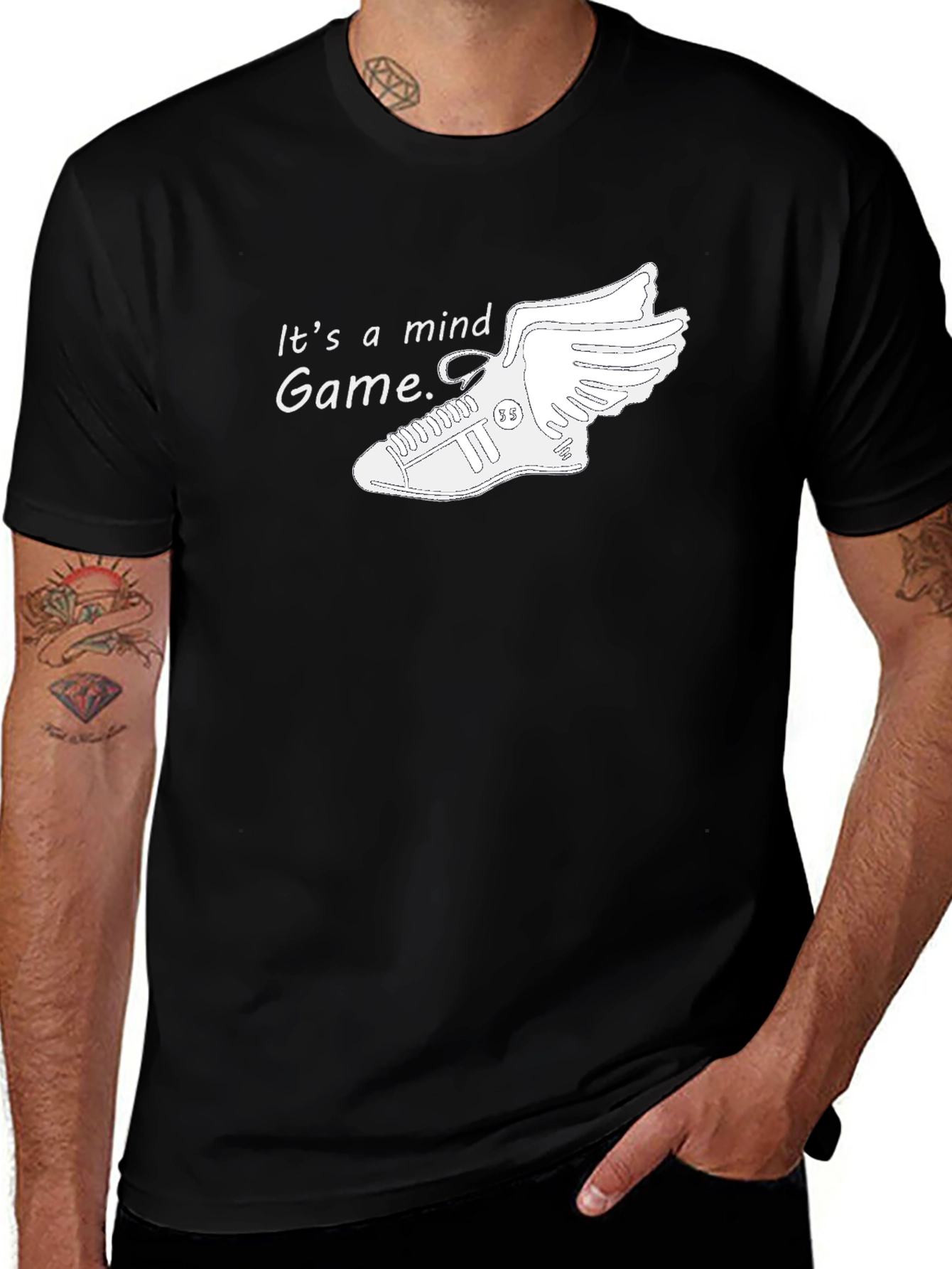 Variant 18 of Mind Game Graphic Tee - Fly High in Style!