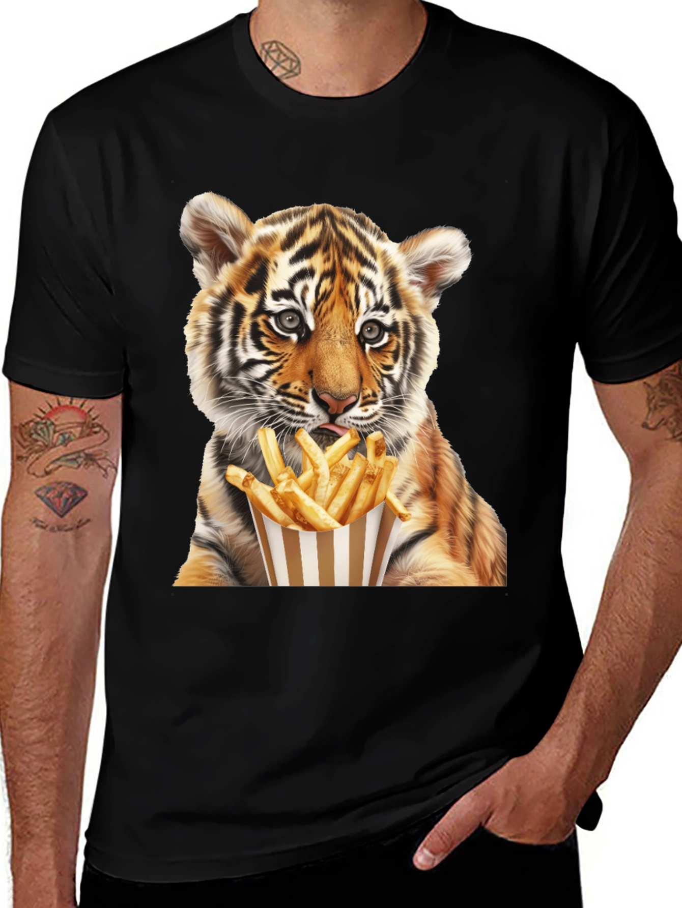 Variant 6 of Tiger Cub Fries Graphic Tee