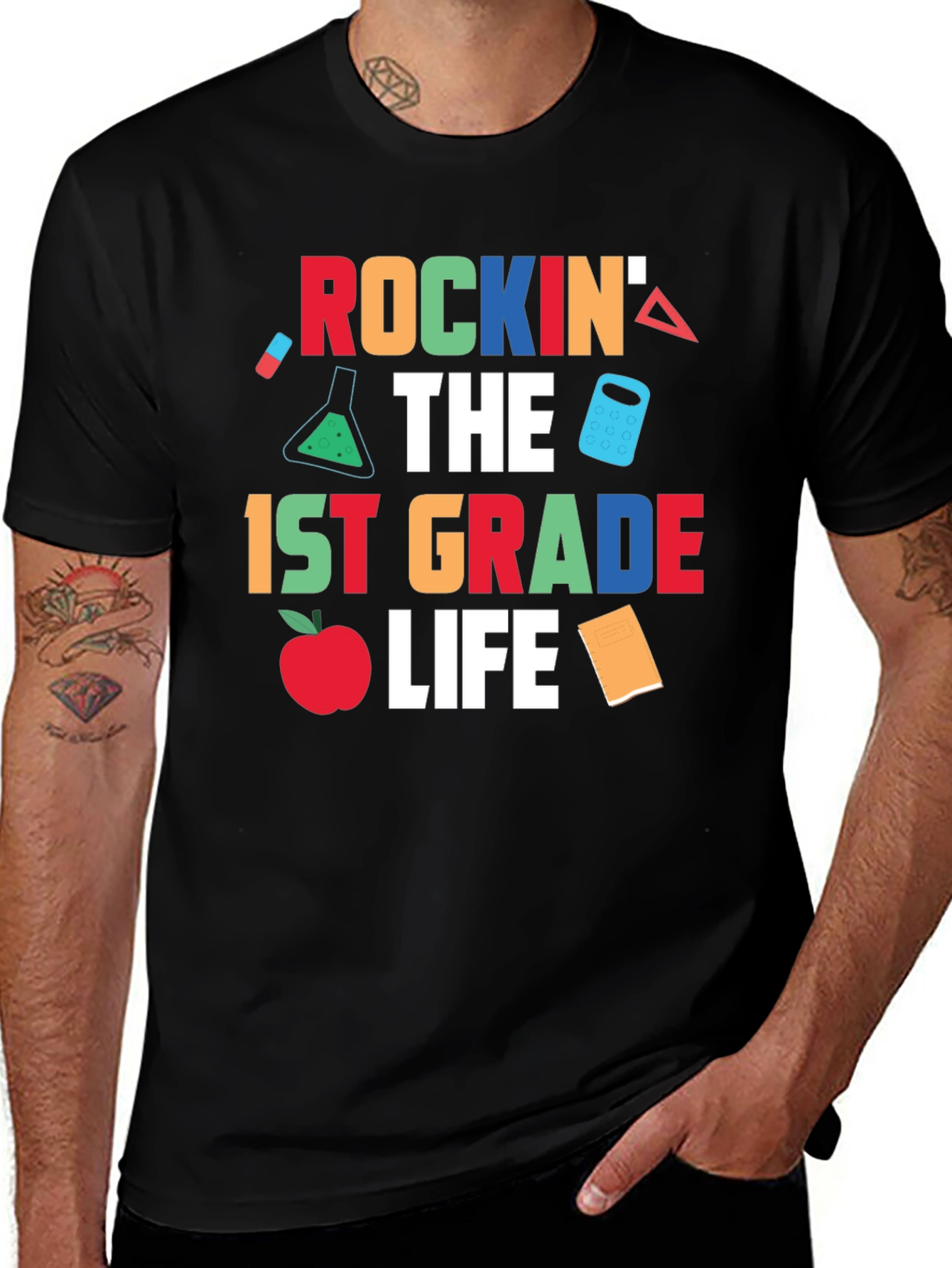 Rockin' The 1st Grade Life Graphic Tee