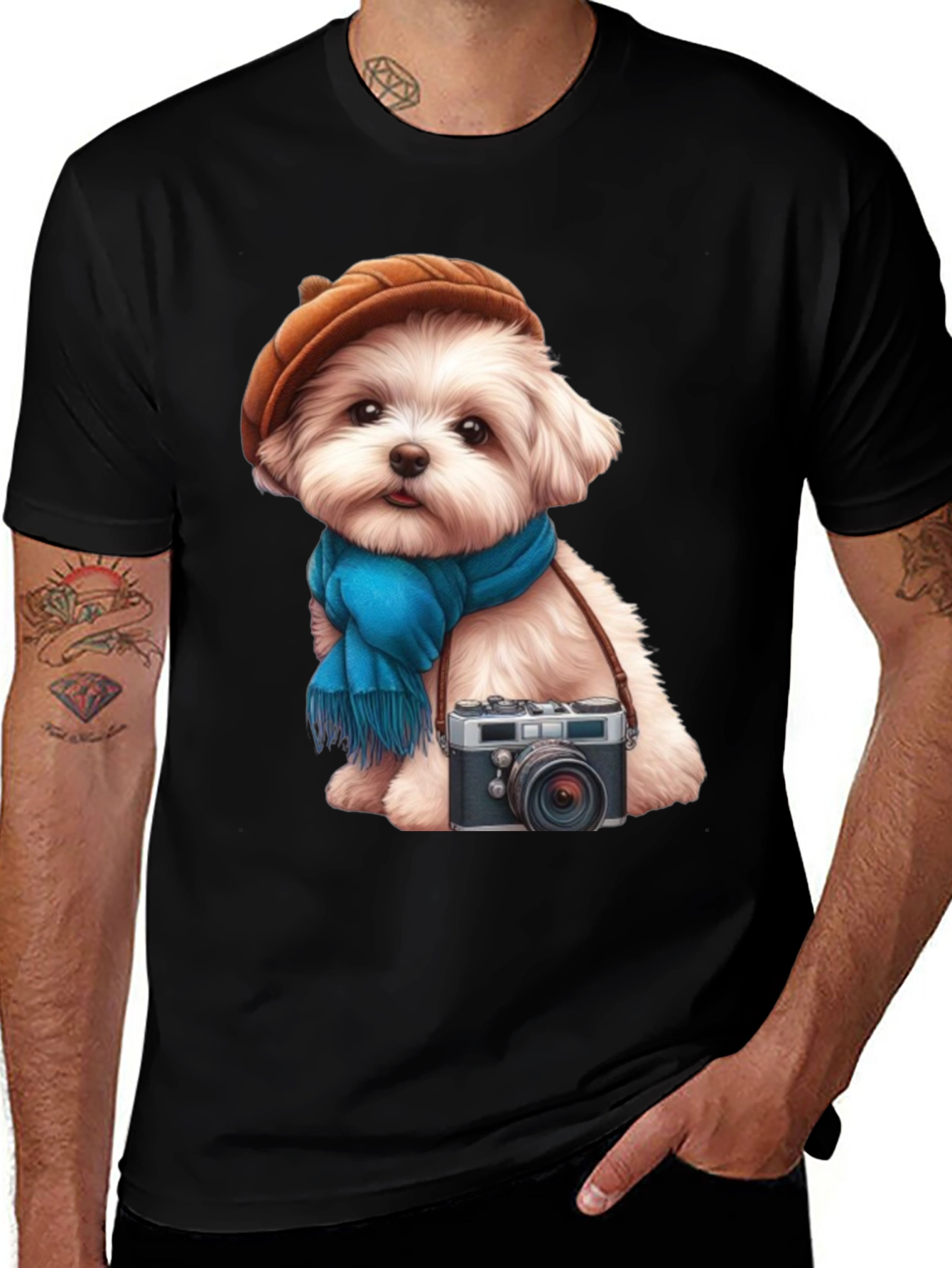 Variant 7 of Dog Photographer T-Shirt