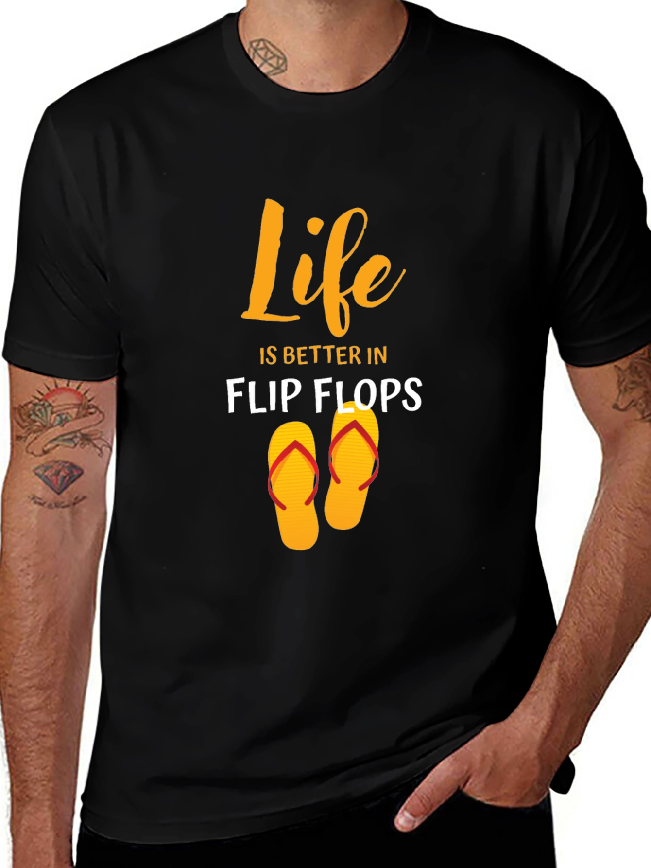Variant 26 of Life Is Better In Flip Flops T-Shirt