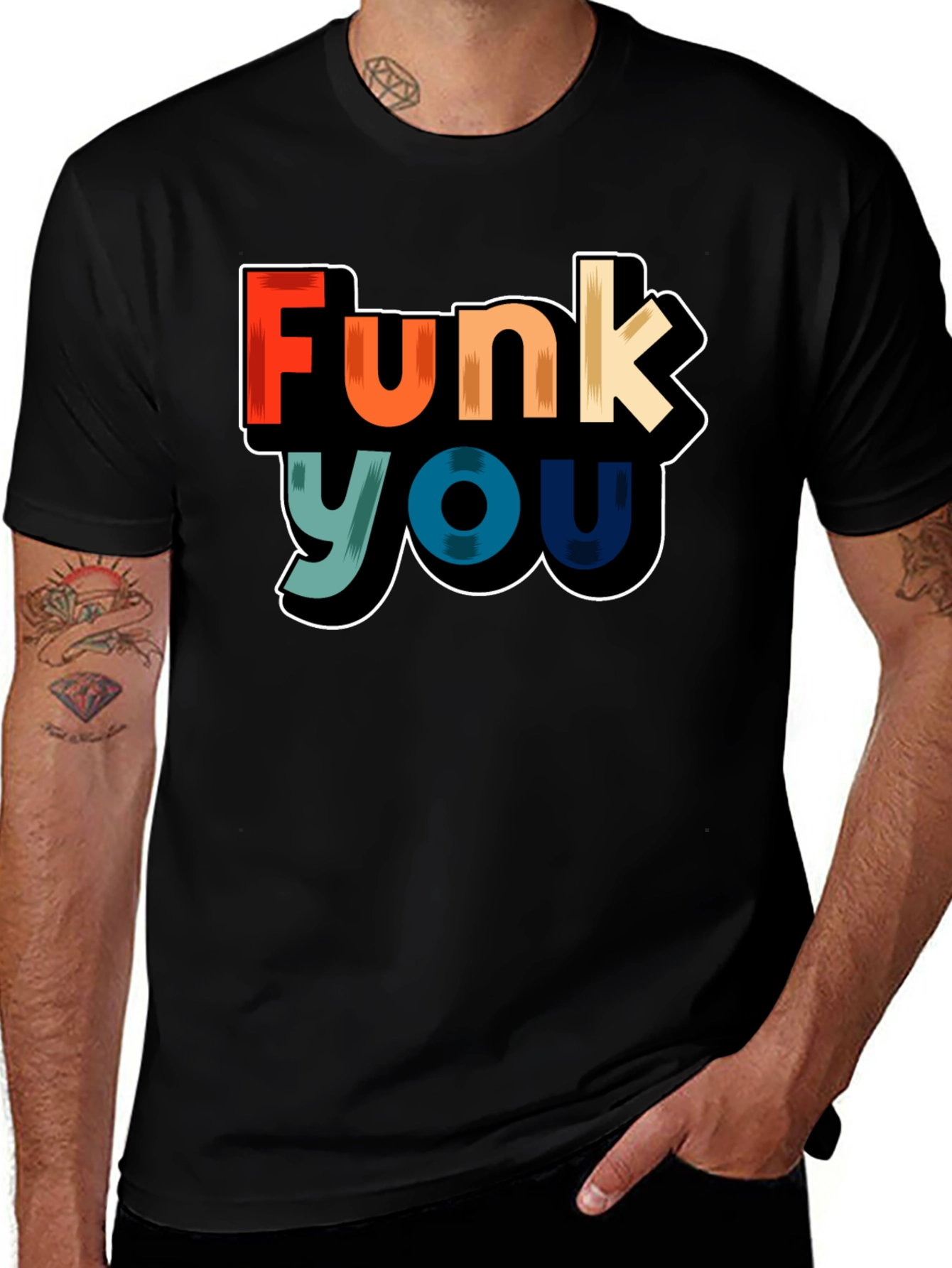 Variant 28 of Retro Funk You Graphic T-Shirt