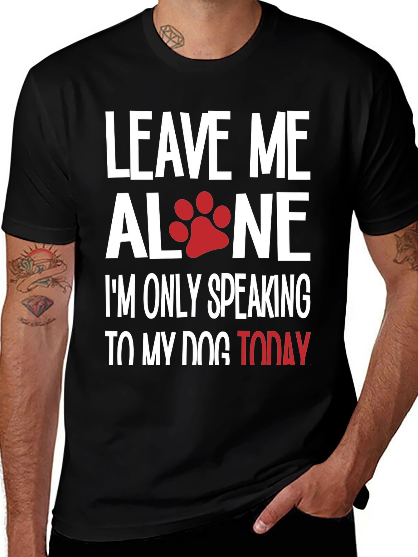 Variant 6 of Leave Me Alone Dog T-Shirt