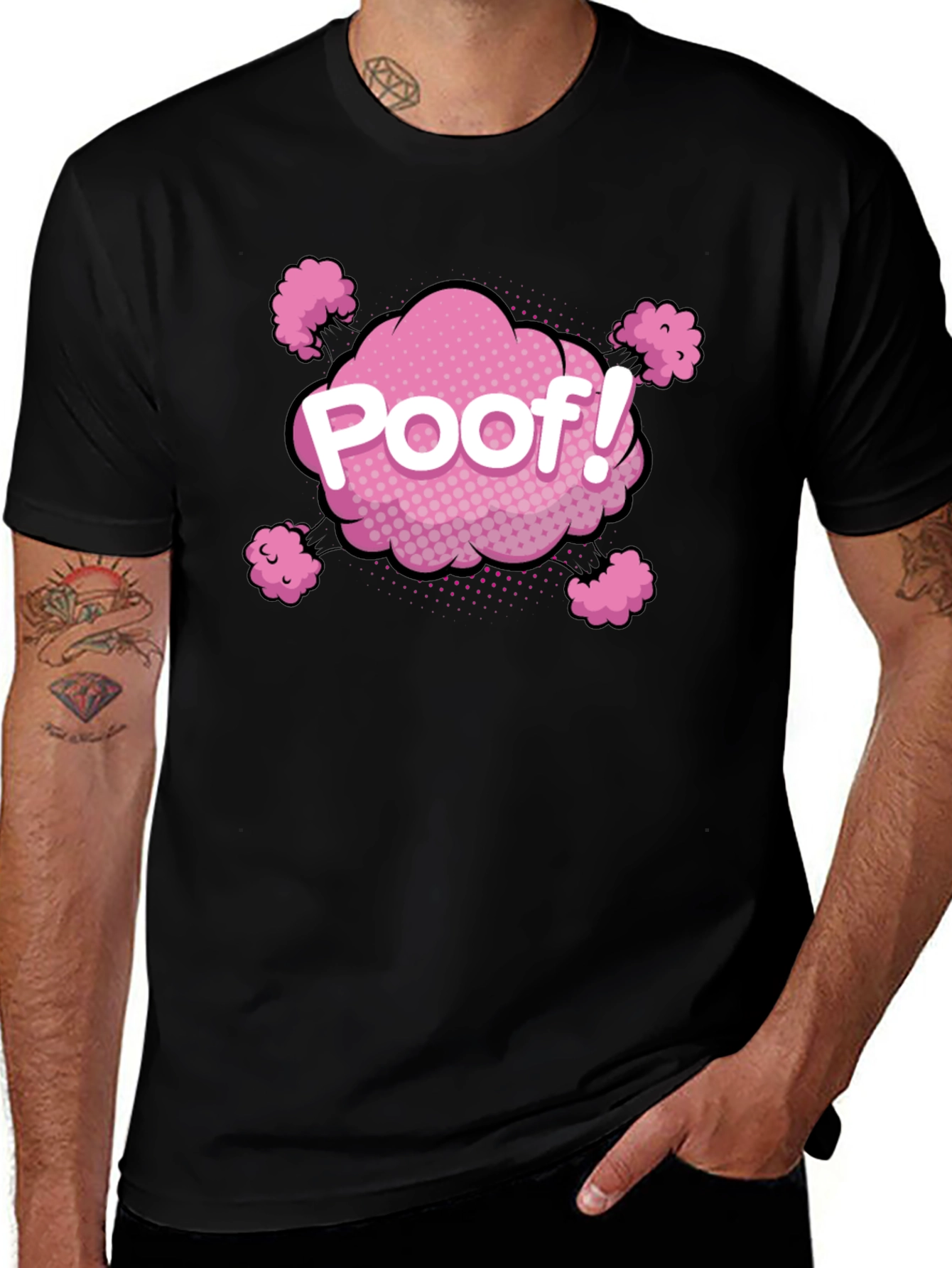Variant 5 of Poof! T-Shirt - Fun Cartoon Graphic Tee