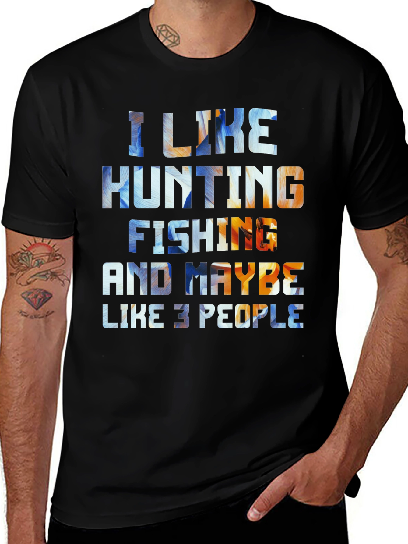 Variant 29 of Hunting Fishing and Maybe 3 People T-Shirt