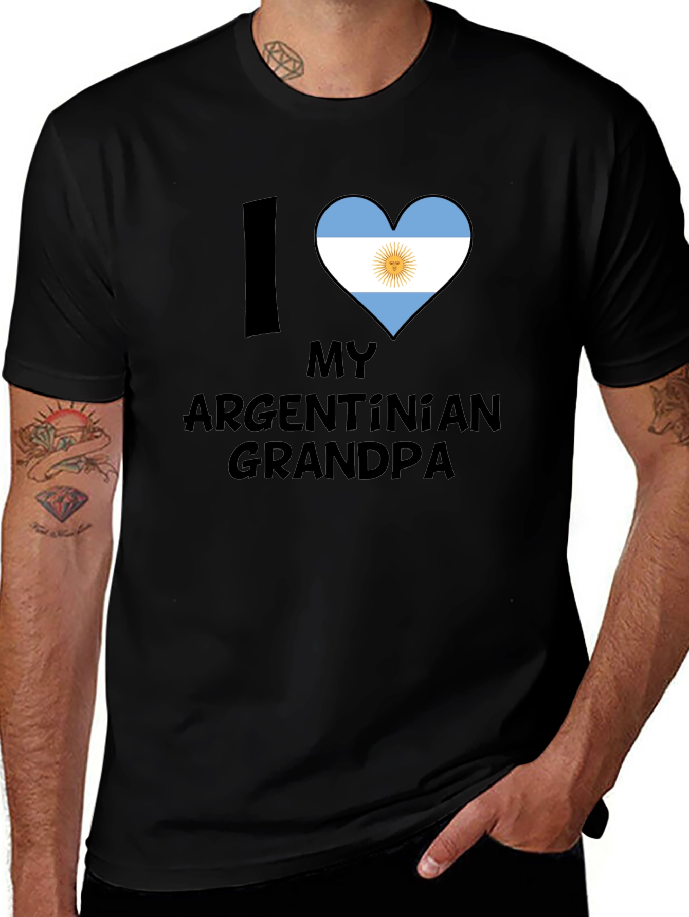 I Love My Argentinian Grandpa T-Shirt