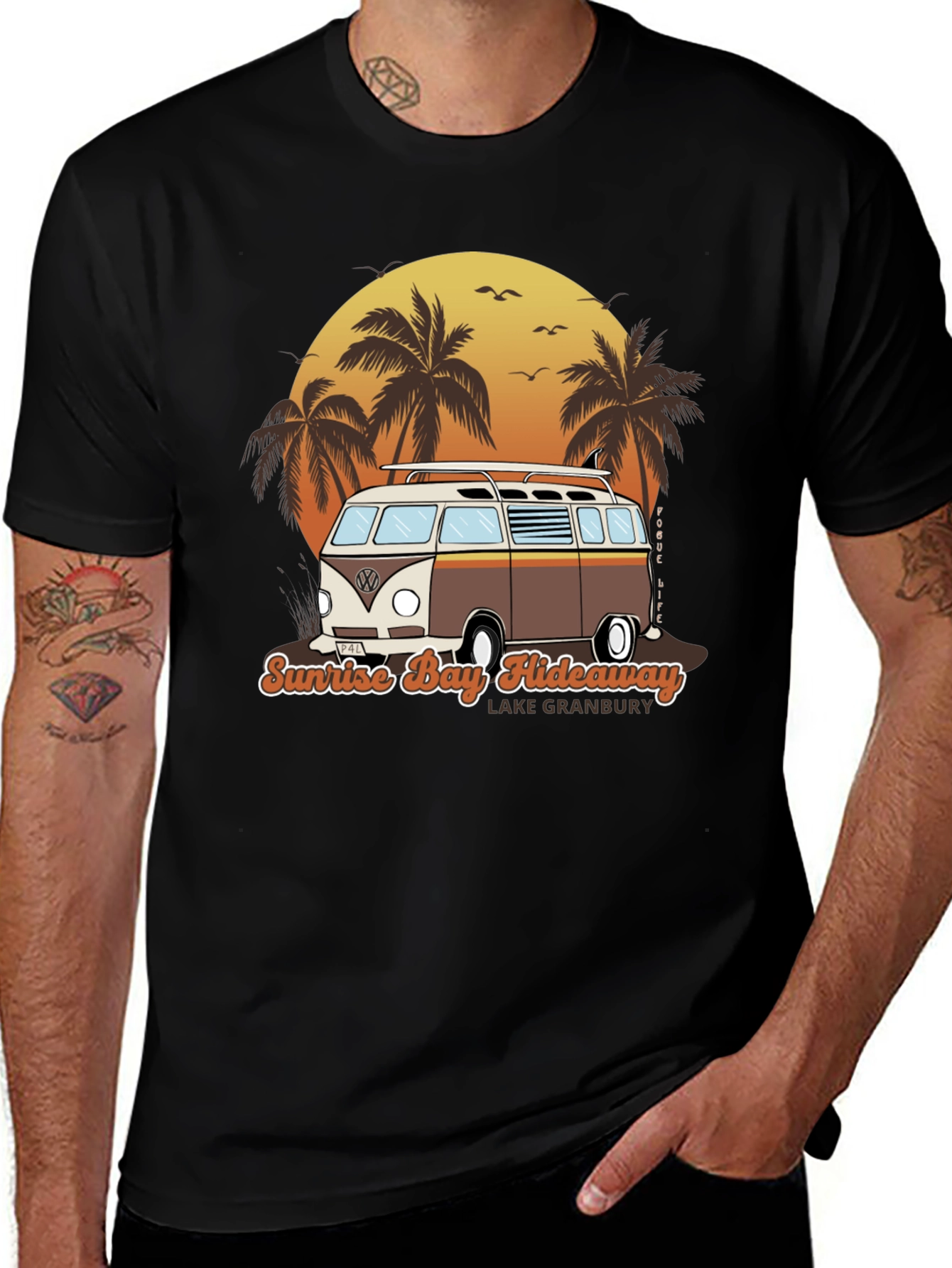 Sunrise Bay Hideaway Graphic T-Shirt