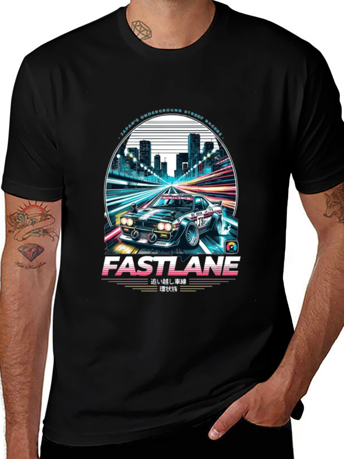 Fastlane Street Racer Graphic Tee