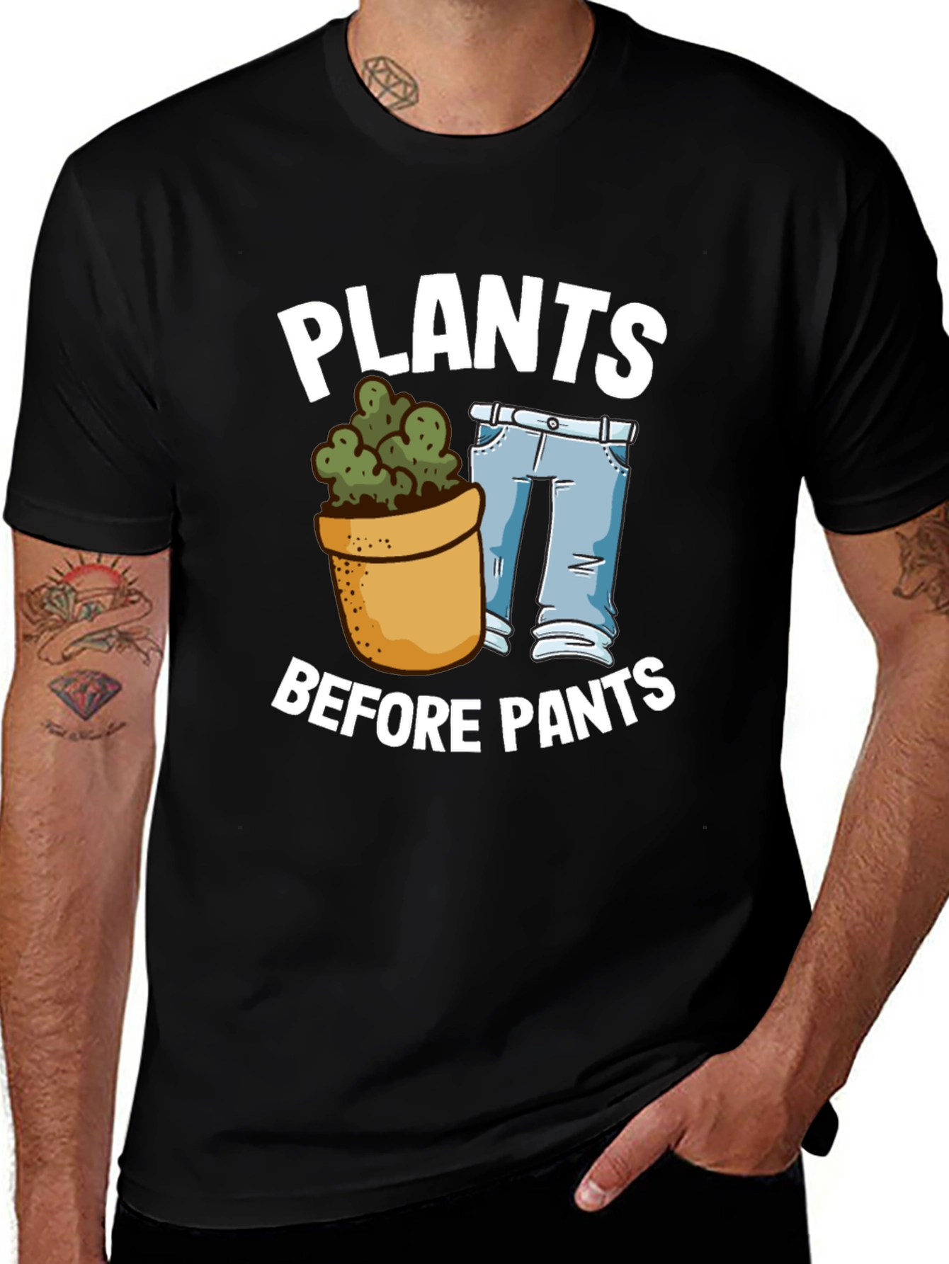 Variant 22 of Plants Before Pants Graphic Tee