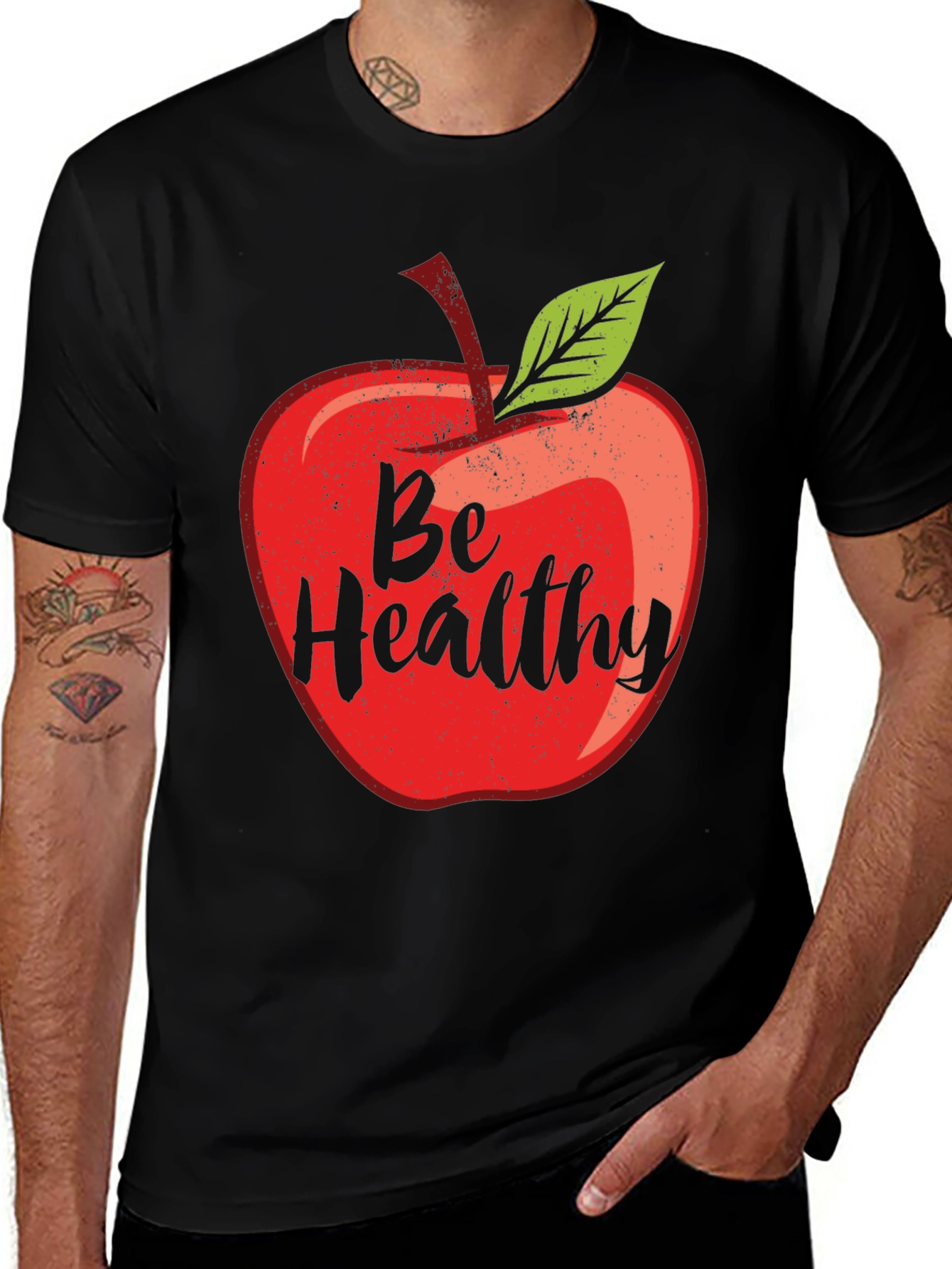 Variant 3 of Be Healthy Apple T-Shirt