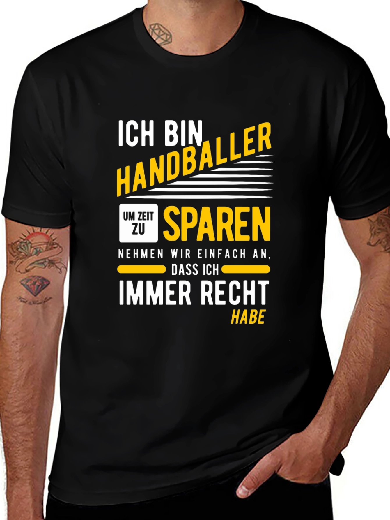 Variant 3 of Ich Bin Handballer T-Shirt
