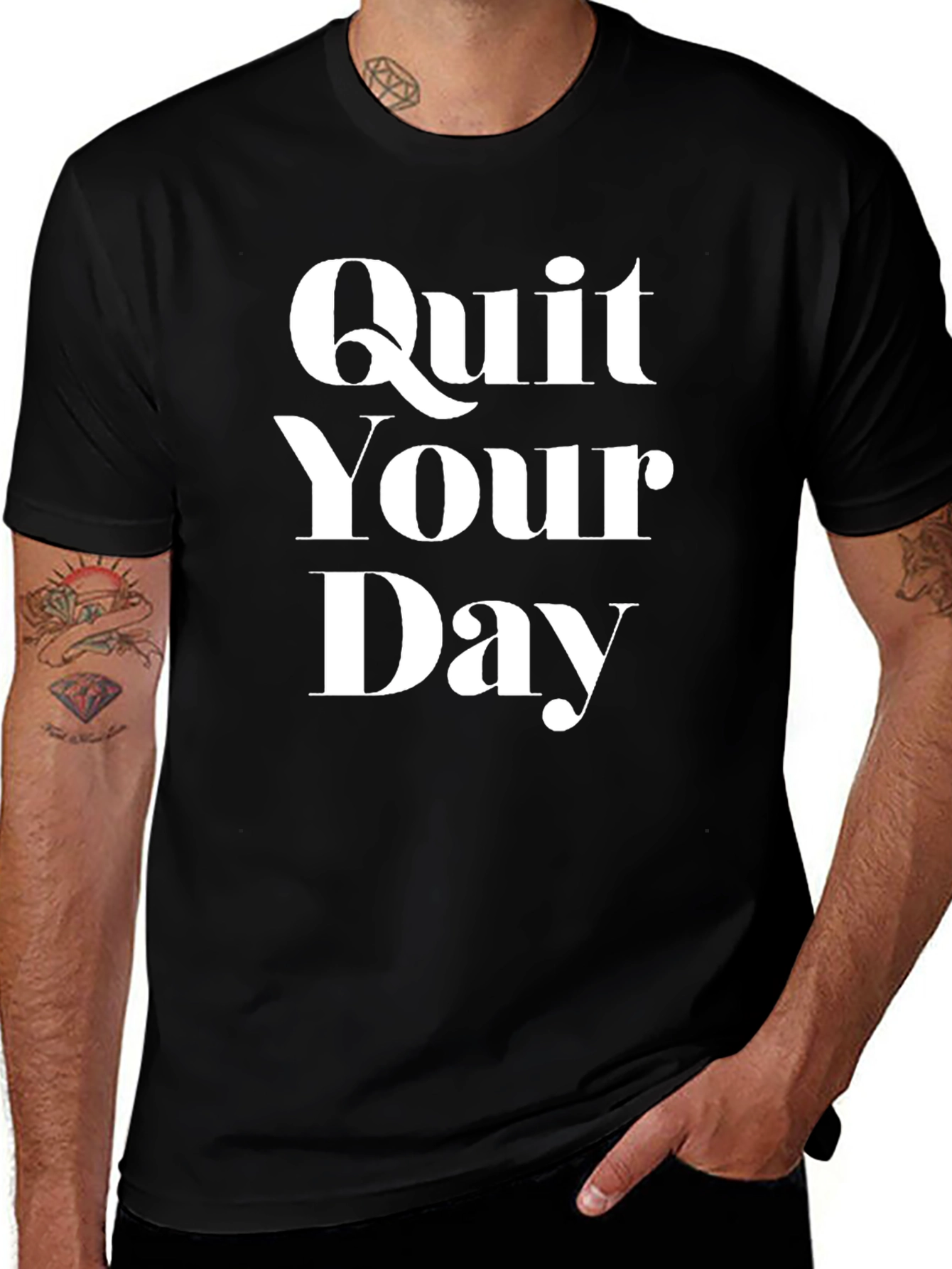 Variant 26 of Quit Your Day Job T-Shirt - Bold Statement Tee