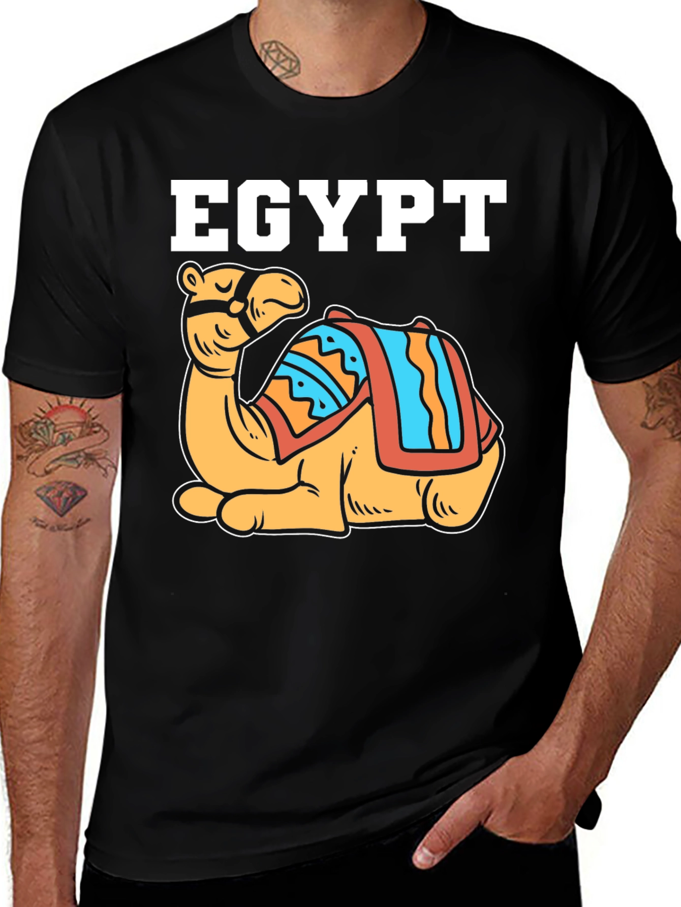 Egypt Camel T-Shirt - Unique Graphic Tee