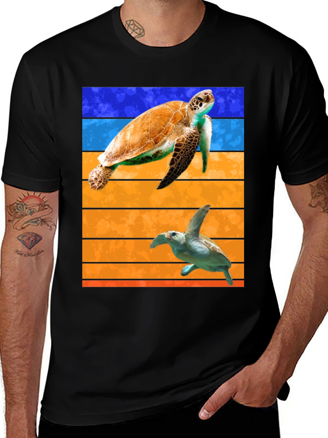 Sea Turtle Graphic Tee - Ocean Lover's T-Shirt