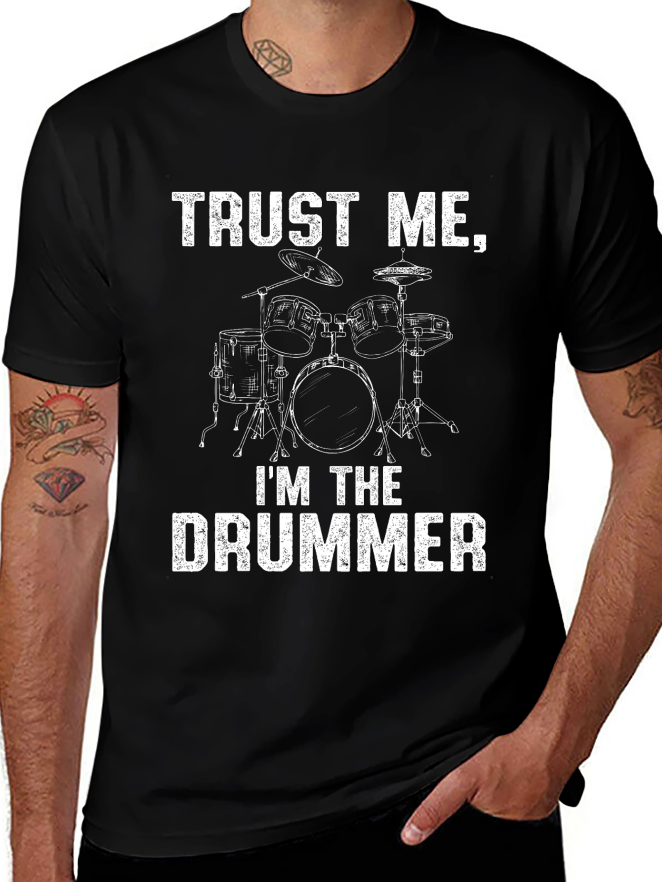 Variant 10 of Trust Me I'm The Drummer Graphic Tee