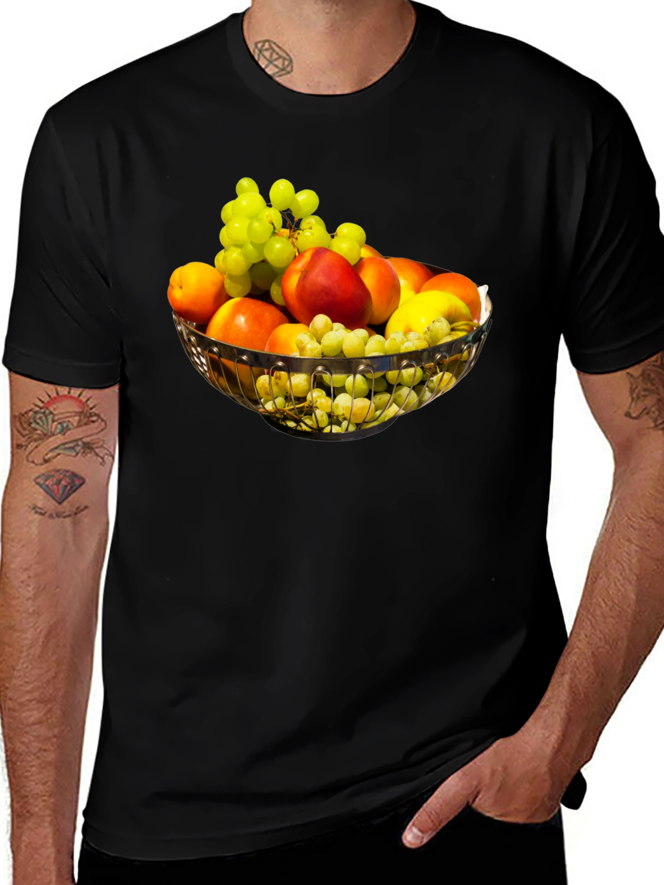 Variant 29 of Fruit Bowl Graphic T-Shirt - Casual Style