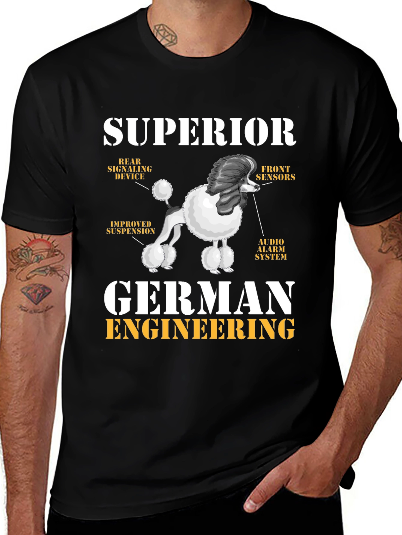 Superior German Engineering Poodle T-Shirt