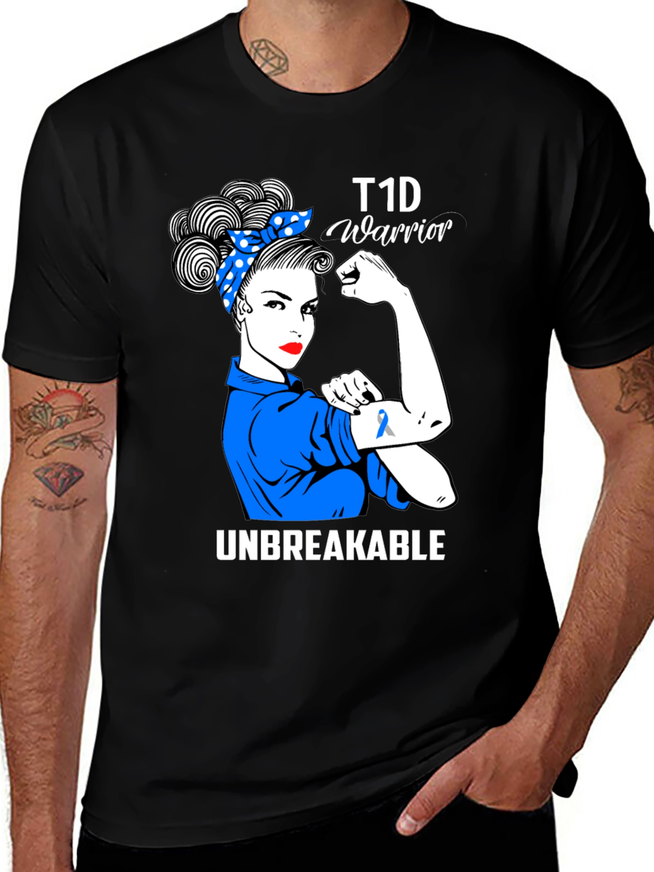 T1D Warrior Unbreakable Graphic Tee