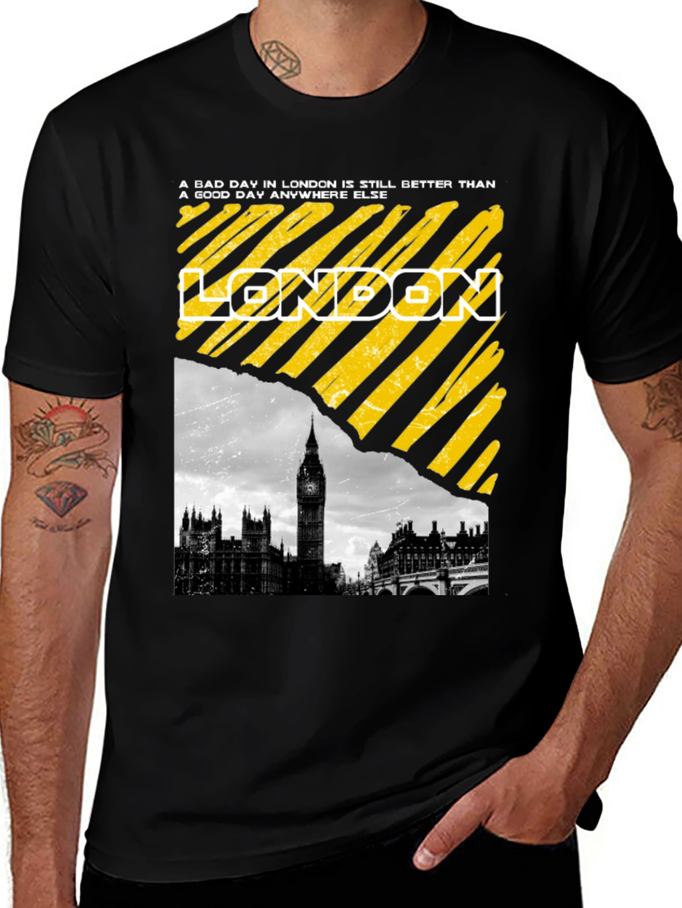 London Graphic T-Shirt - Cityscape Design