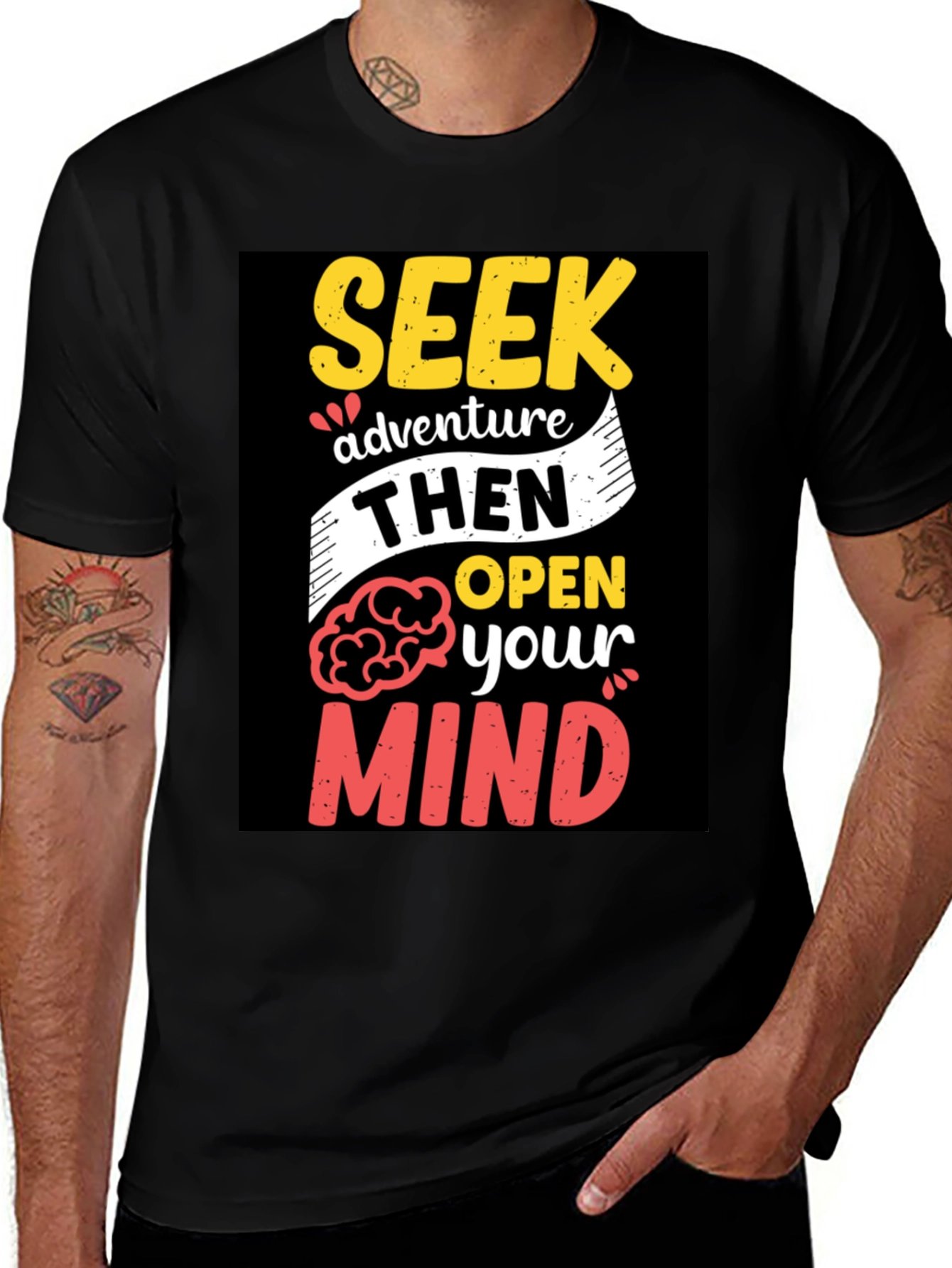 Seek Adventure Graphic T-Shirt