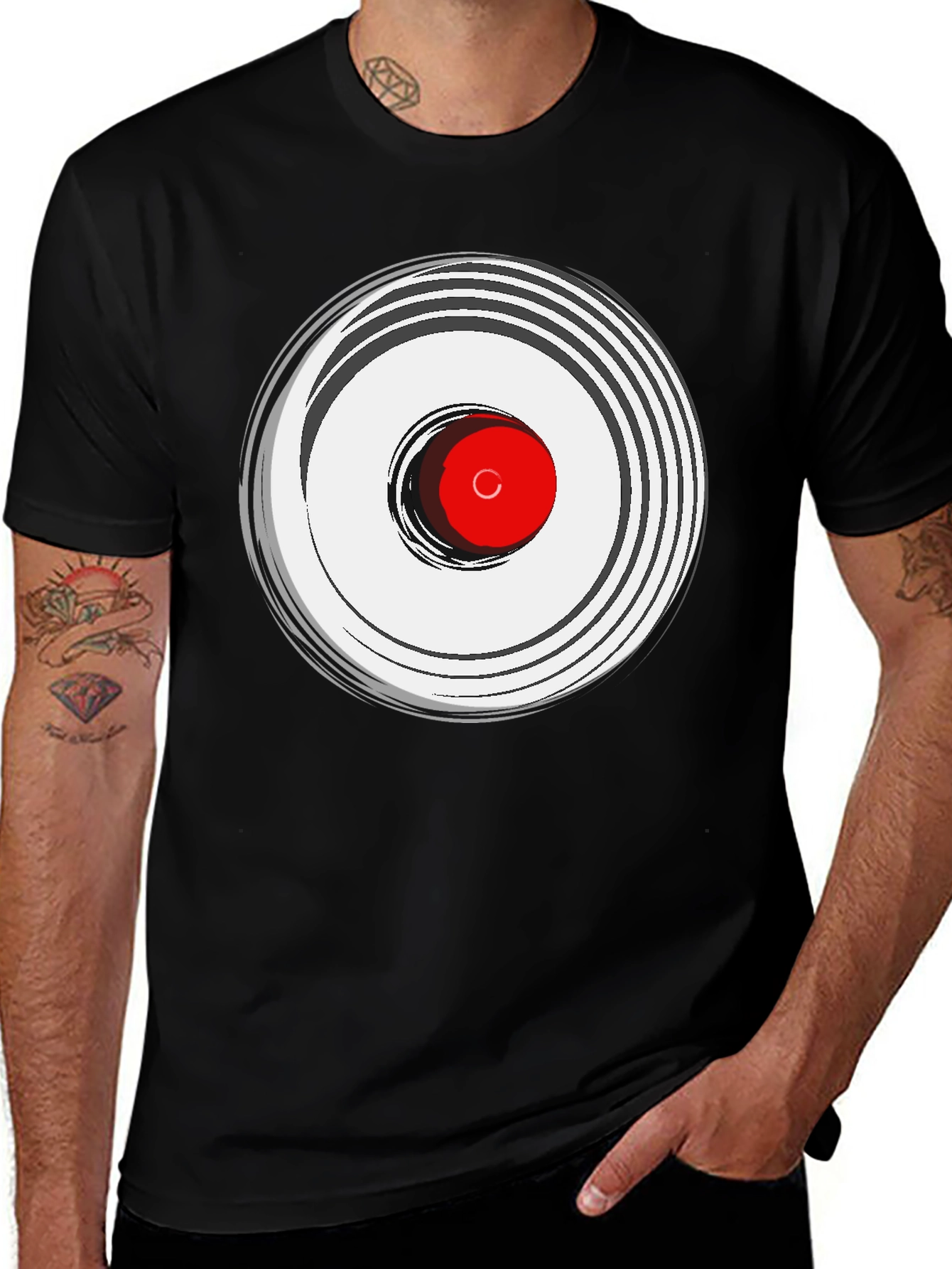 Variant 16 of Retro Vinyl Record Graphic Tee