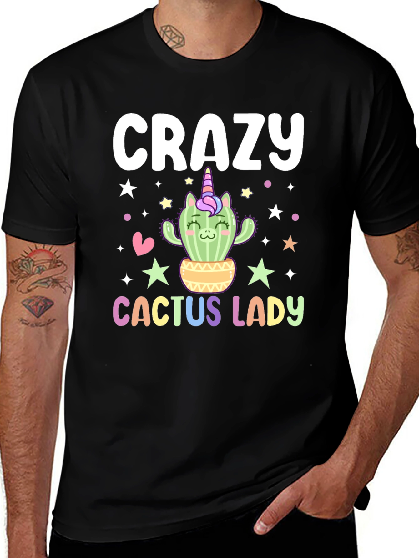 Crazy Cactus Lady T-Shirt
