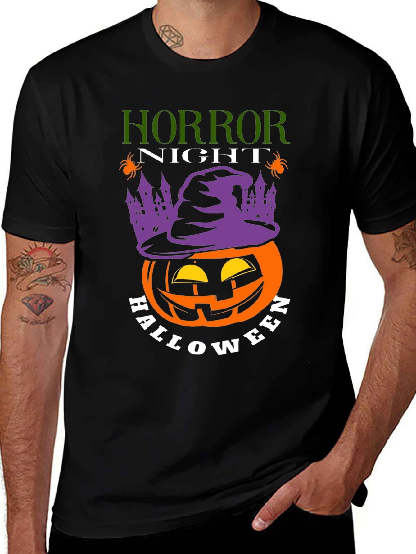 Horror Night Halloween Pumpkin T-Shirt