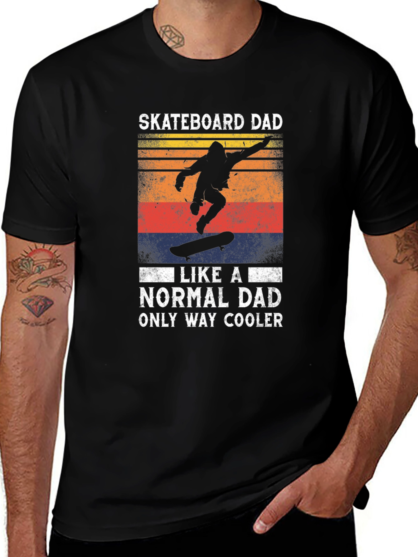 Variant 11 of Skateboard Dad T-Shirt - Cool Dad Tee