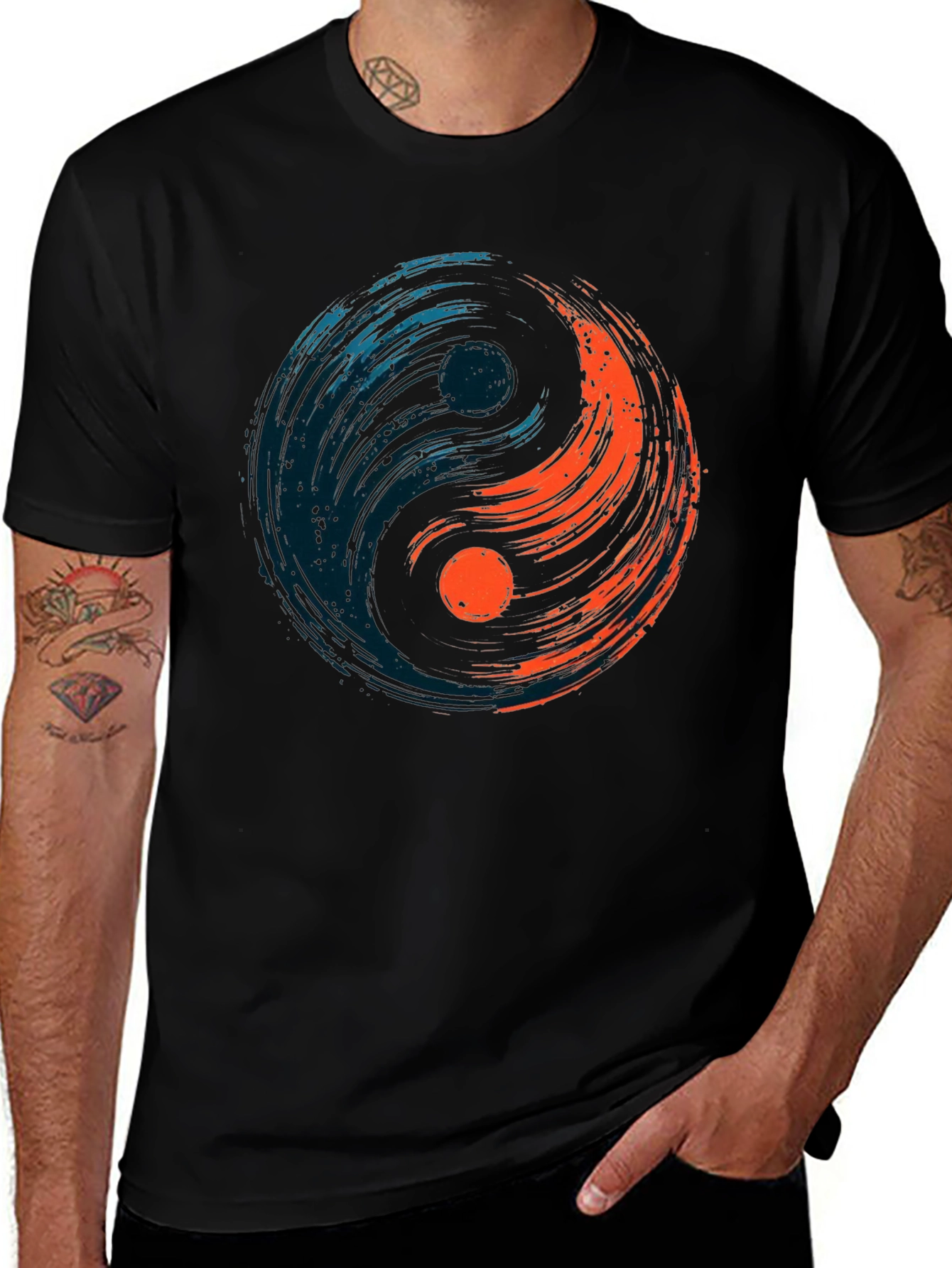 Variant 18 of Yin Yang Graphic Tee - Balance & Style