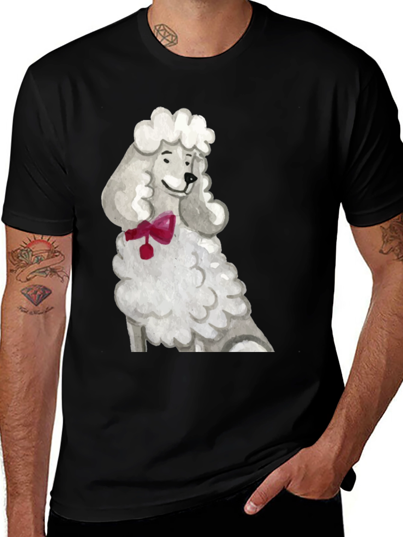 Variant 8 of Poodle Art T-Shirt - Unique Dog Lover Tee