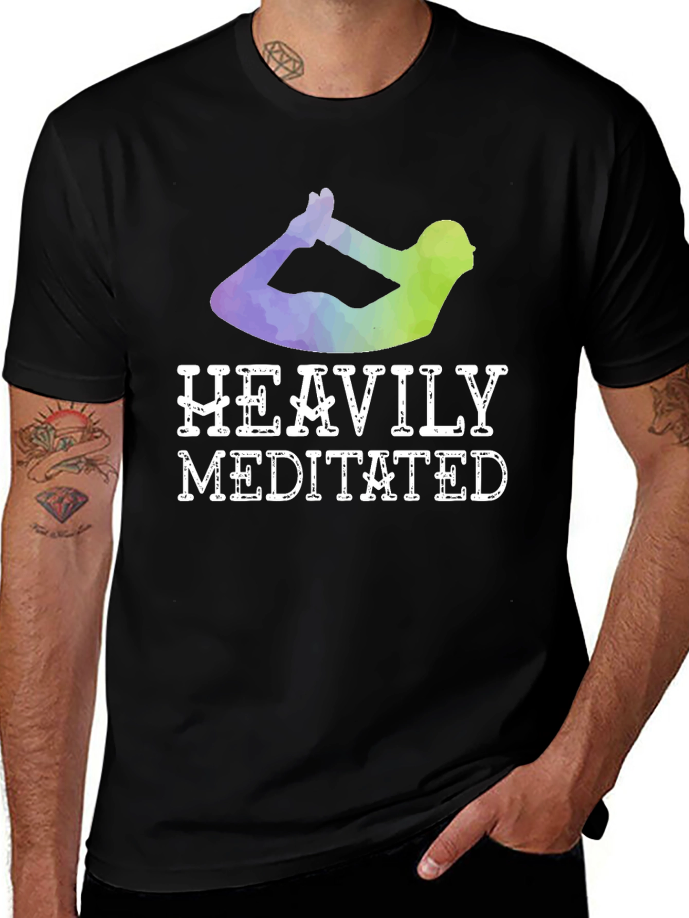 Variant 22 of Heavily Meditated Yoga T-Shirt