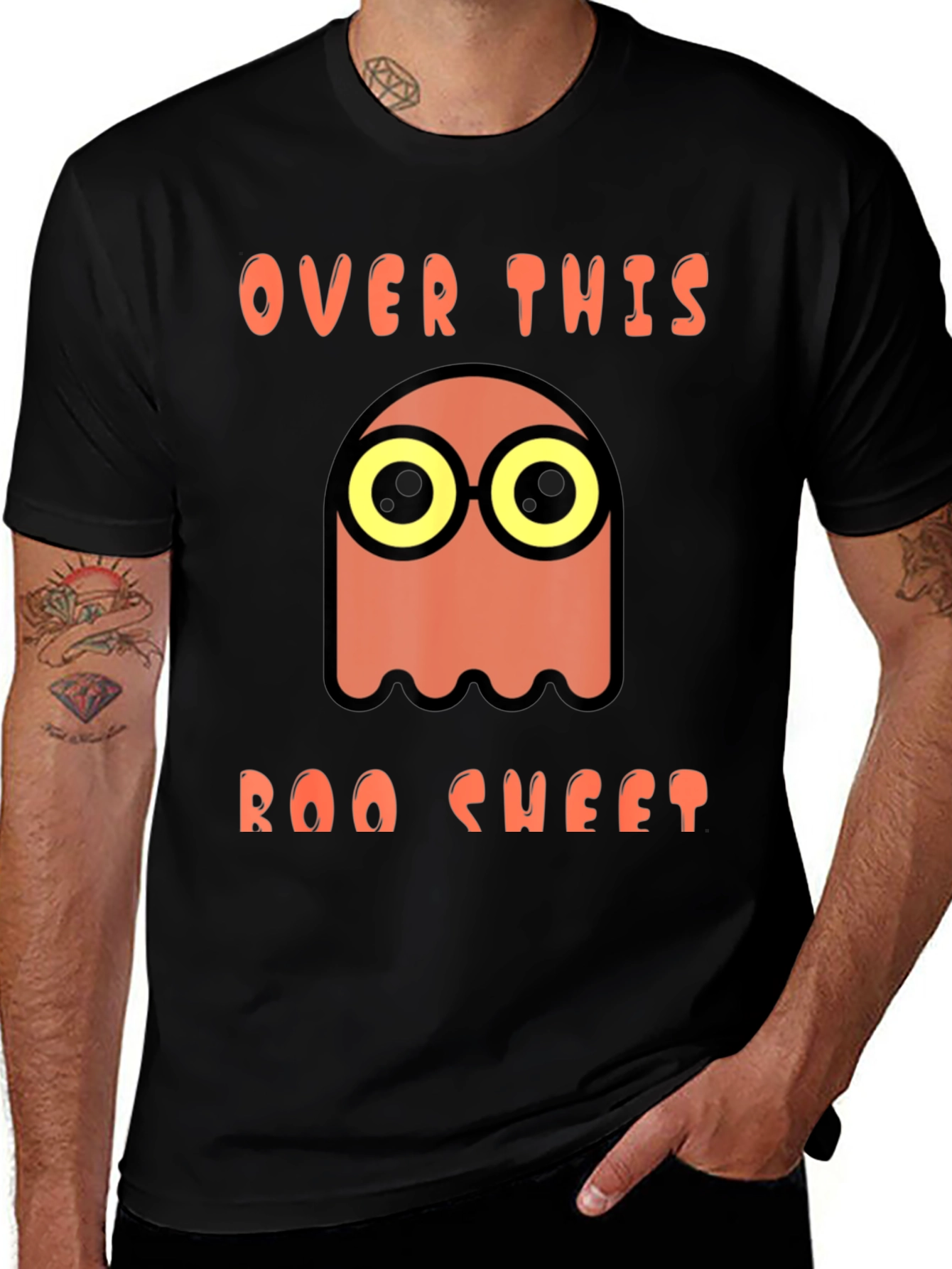 Variant 5 of Over This Boo Sheet Halloween T-Shirt