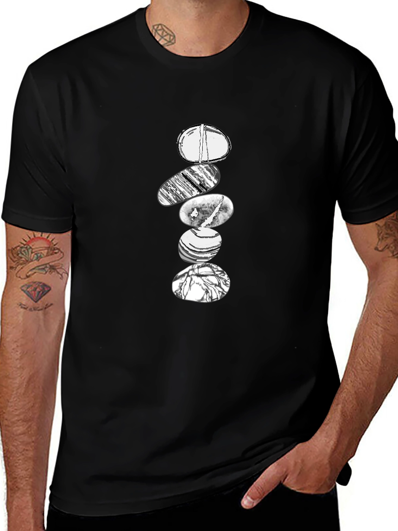Variant 9 of Stacked Stones Graphic Tee