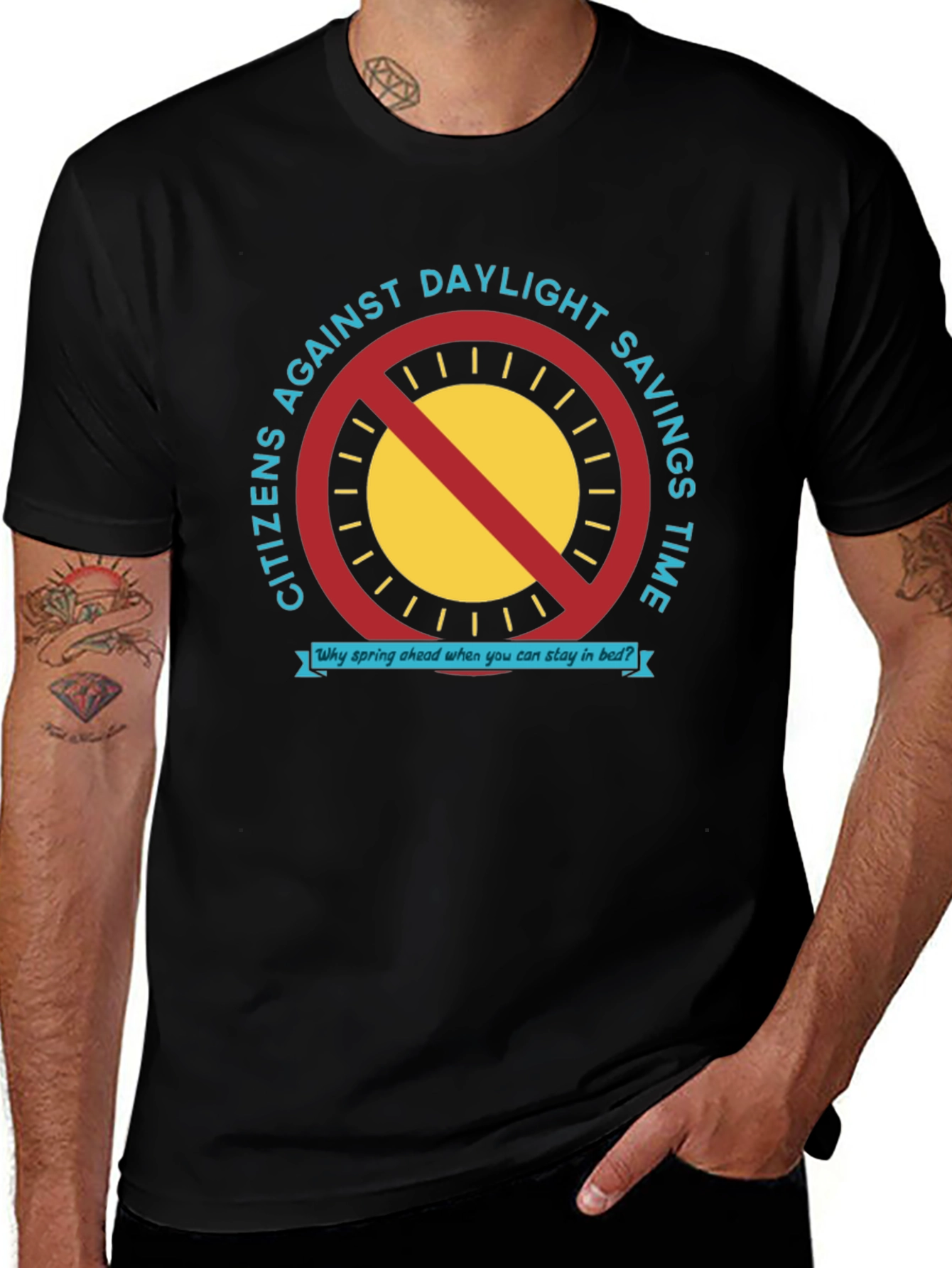 Variant 24 of Anti Daylight Savings Time T-Shirt