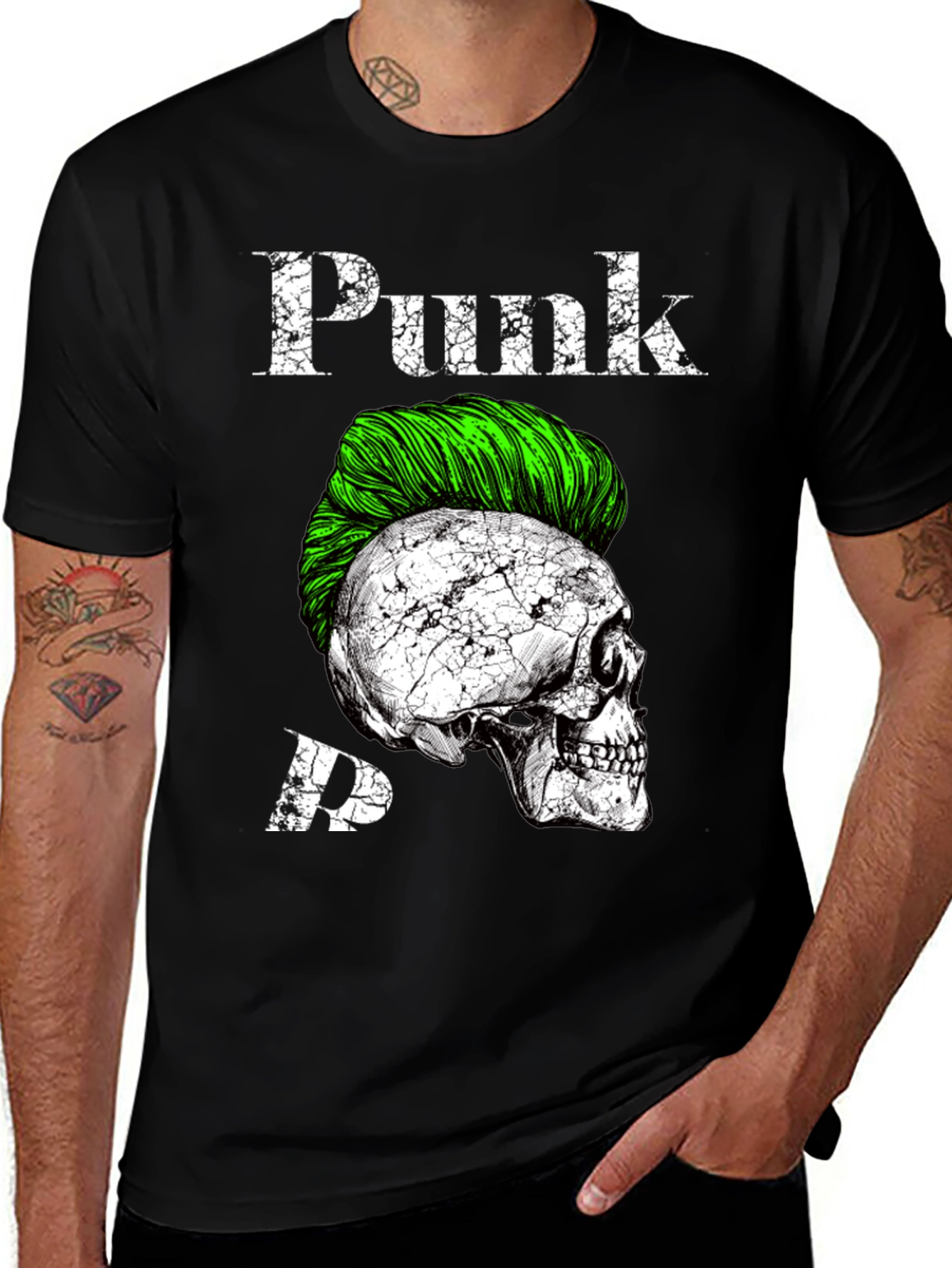 Punk Skull Graphic Tee