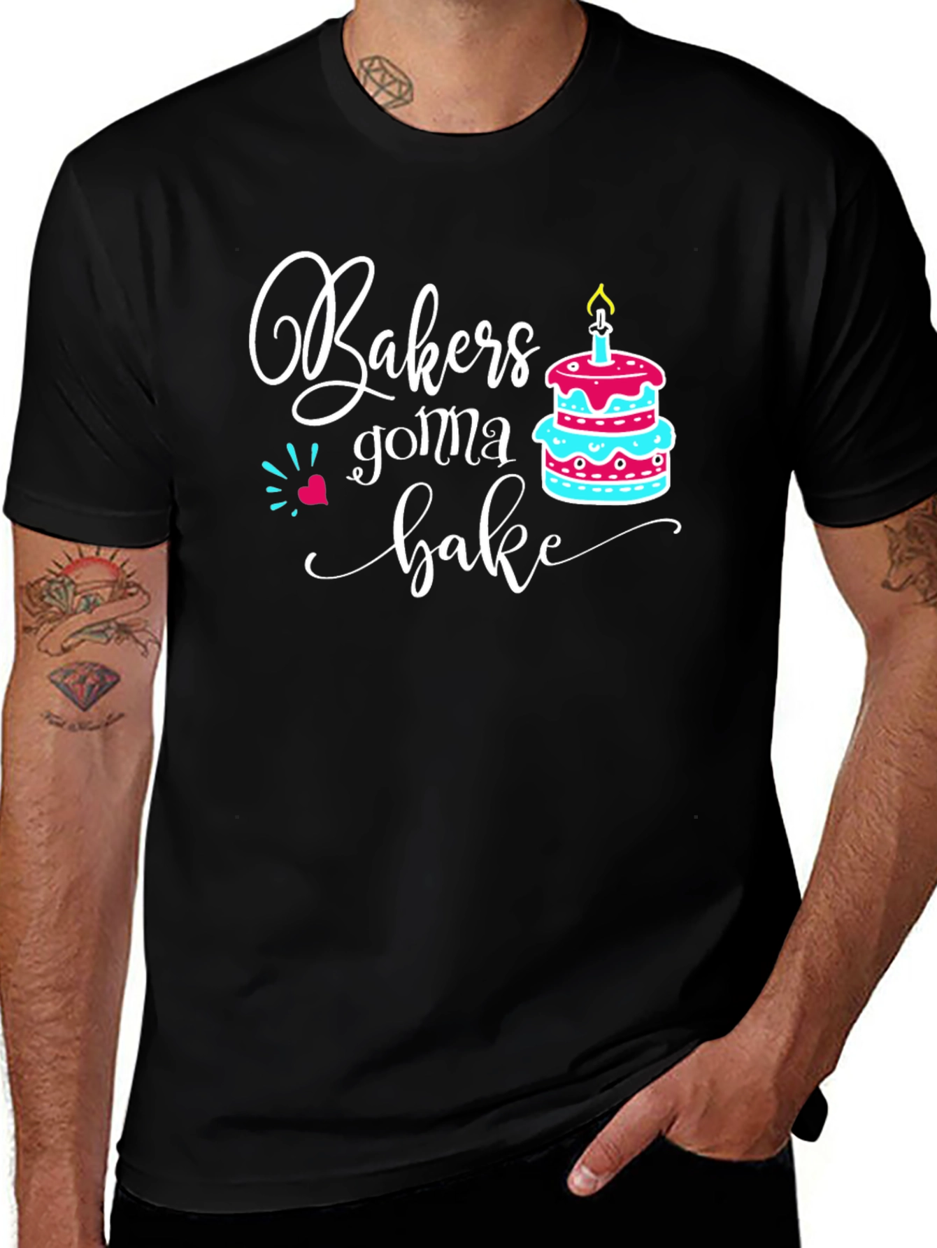 Variant 16 of Bakers Gonna Bake Funny Graphic T-Shirt