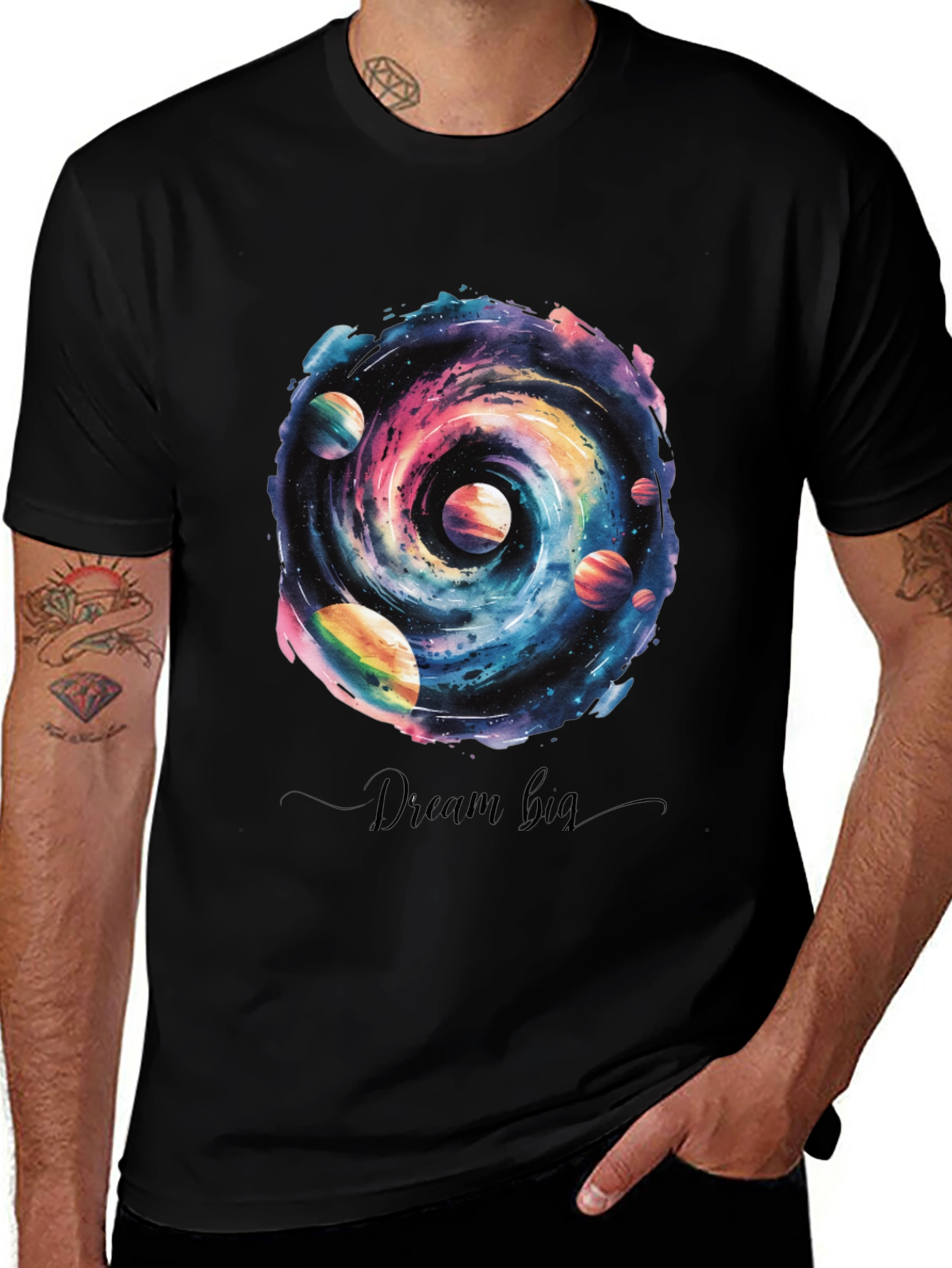 Variant 5 of Cosmic Dream Big T-Shirt - Galaxy Space Design